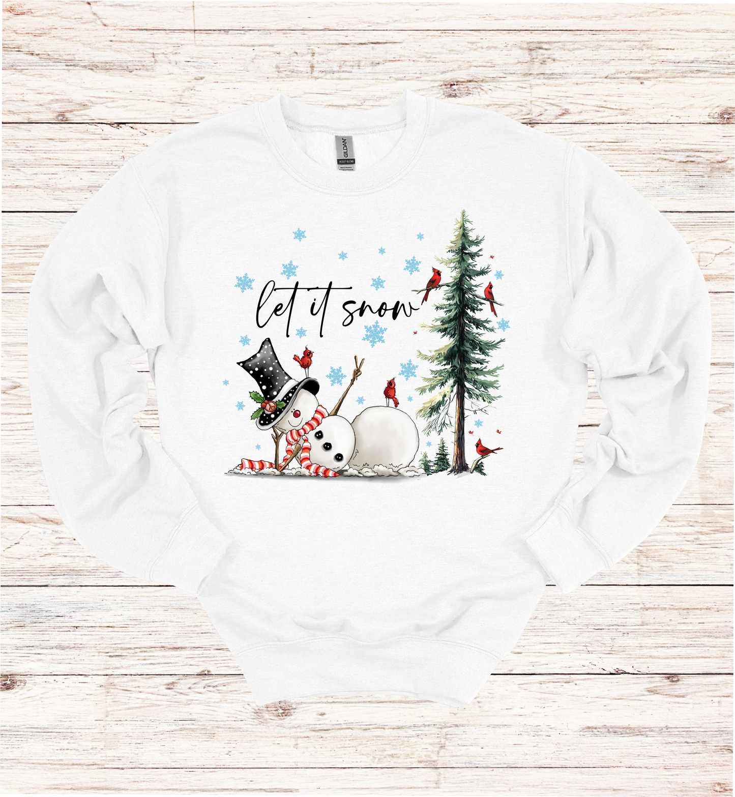 Christmas Let It Snow Crew Neck Sweater