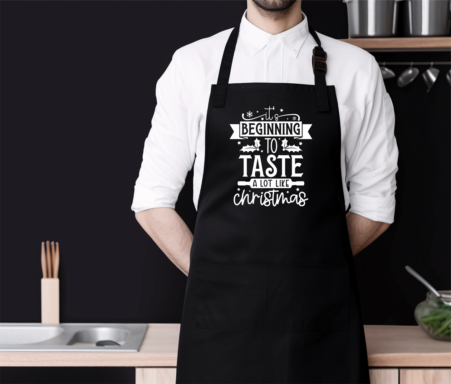 It's Beginning to taste allot like Christmas apron