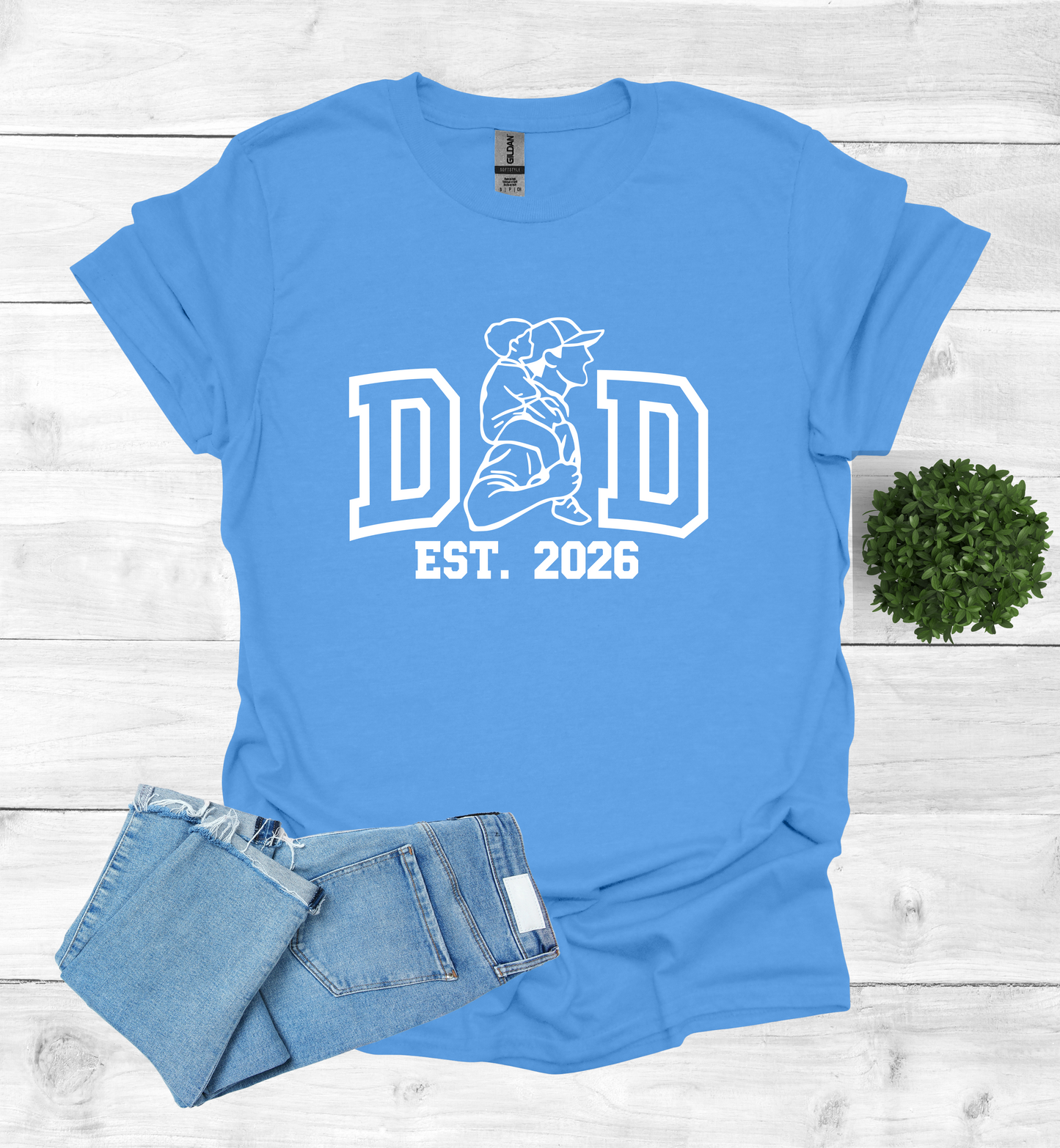 Dad EST 2026 shirt