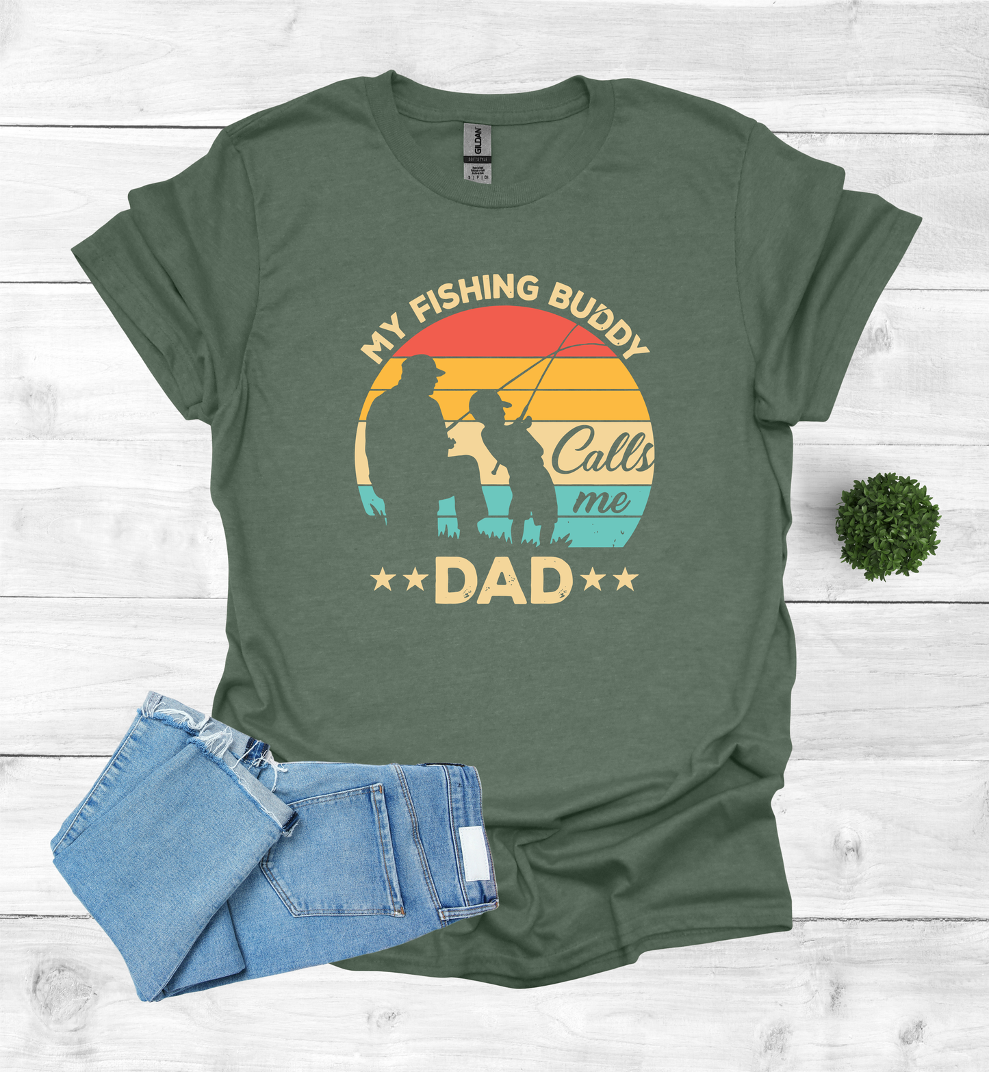 My Fishing Buddy calls me Dad T-Shirt