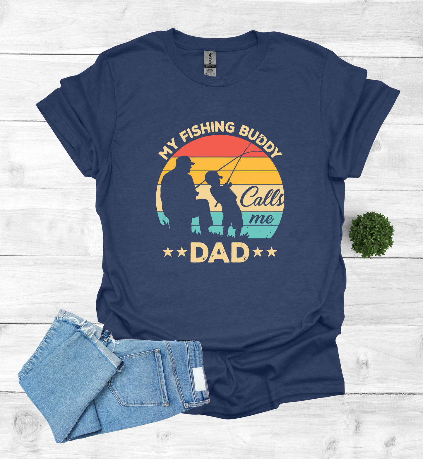 My Fishing Buddy calls me Dad T-Shirt