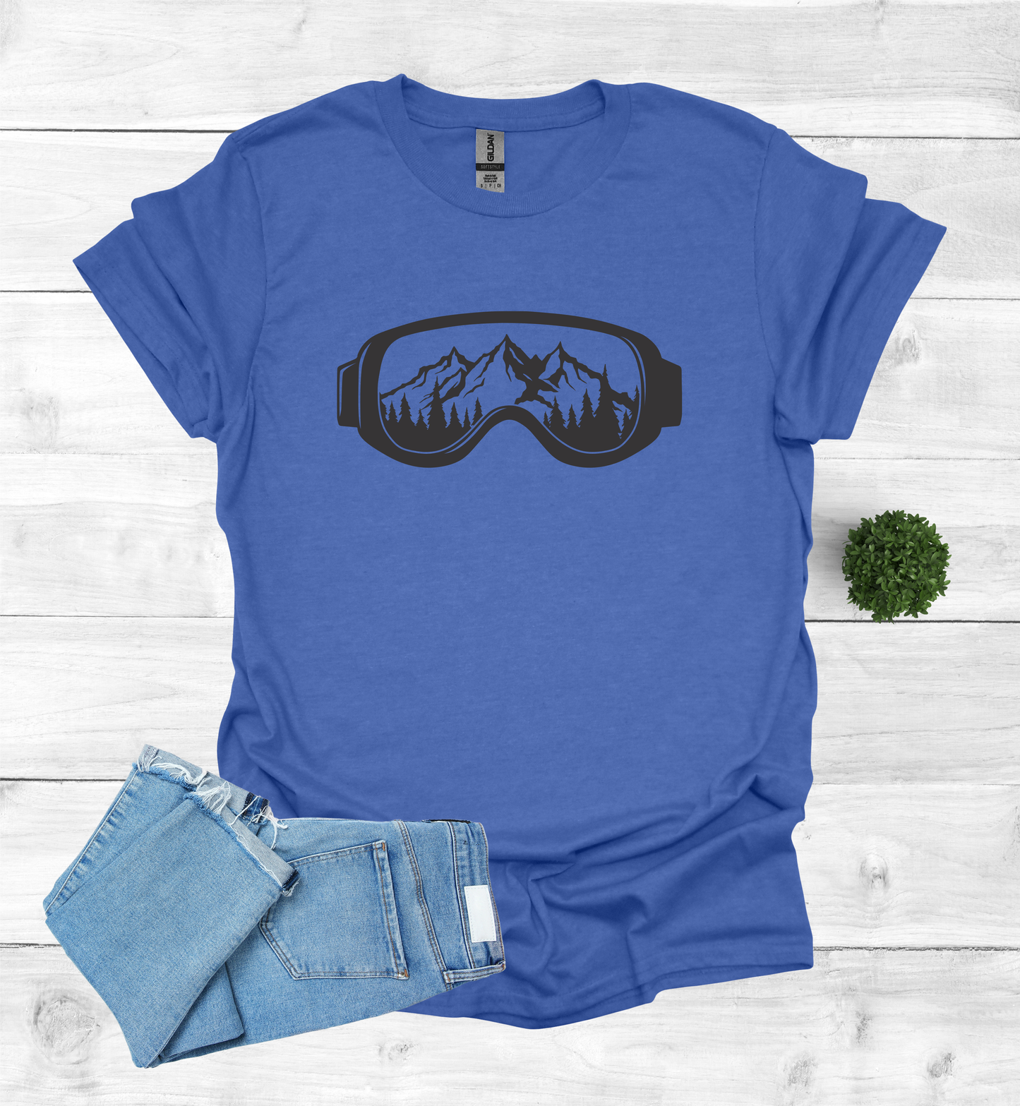 Snow Goggles Shirt, Snowboarding, Skiing Lovers Shirt