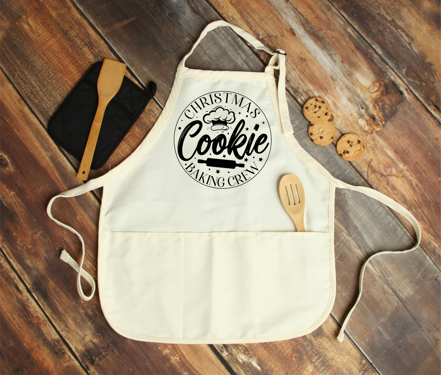 Christmas Cookie Baking Crew Apron