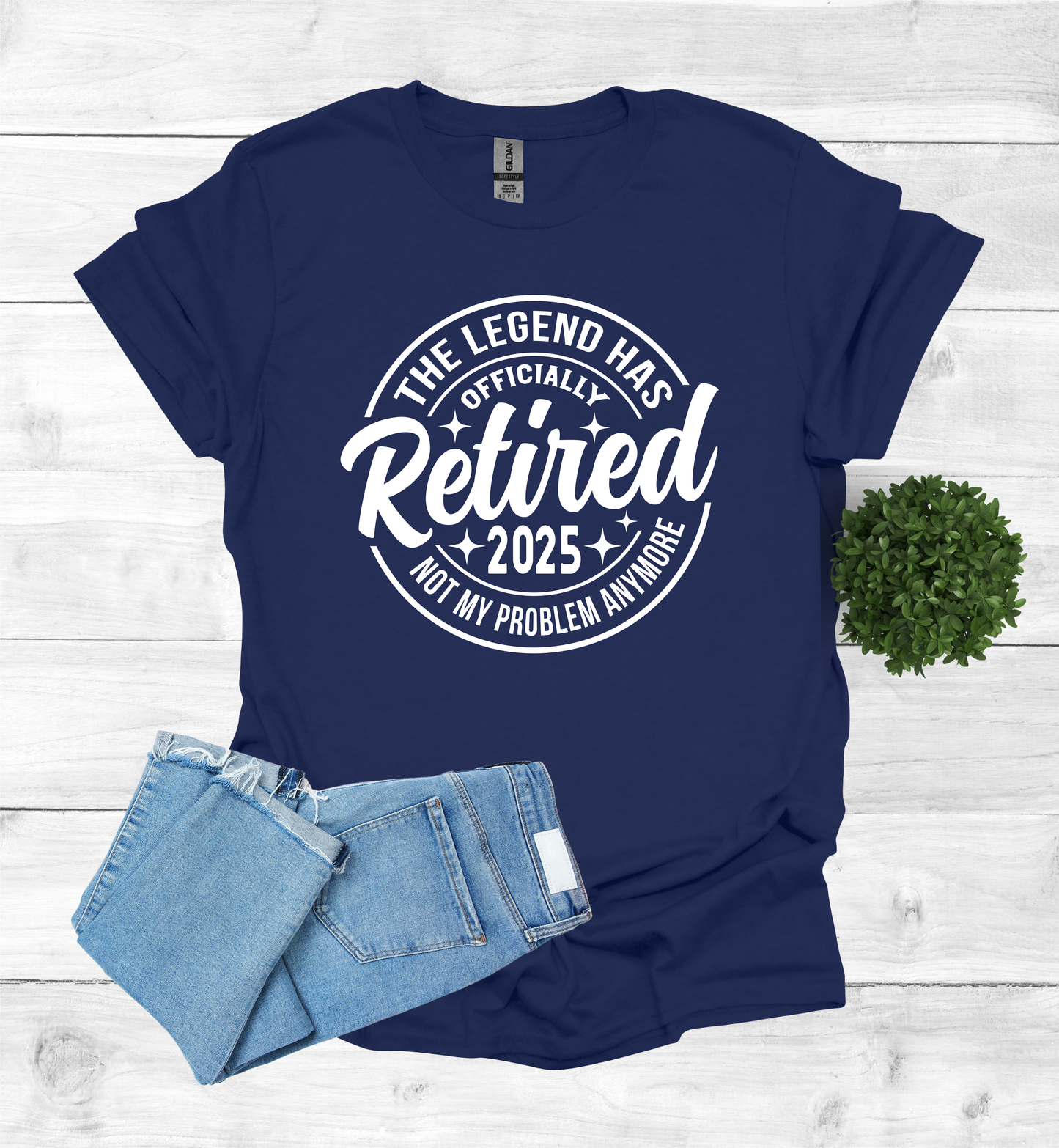 Retired The Legend has Officially Retired not my problem anymore shirt
