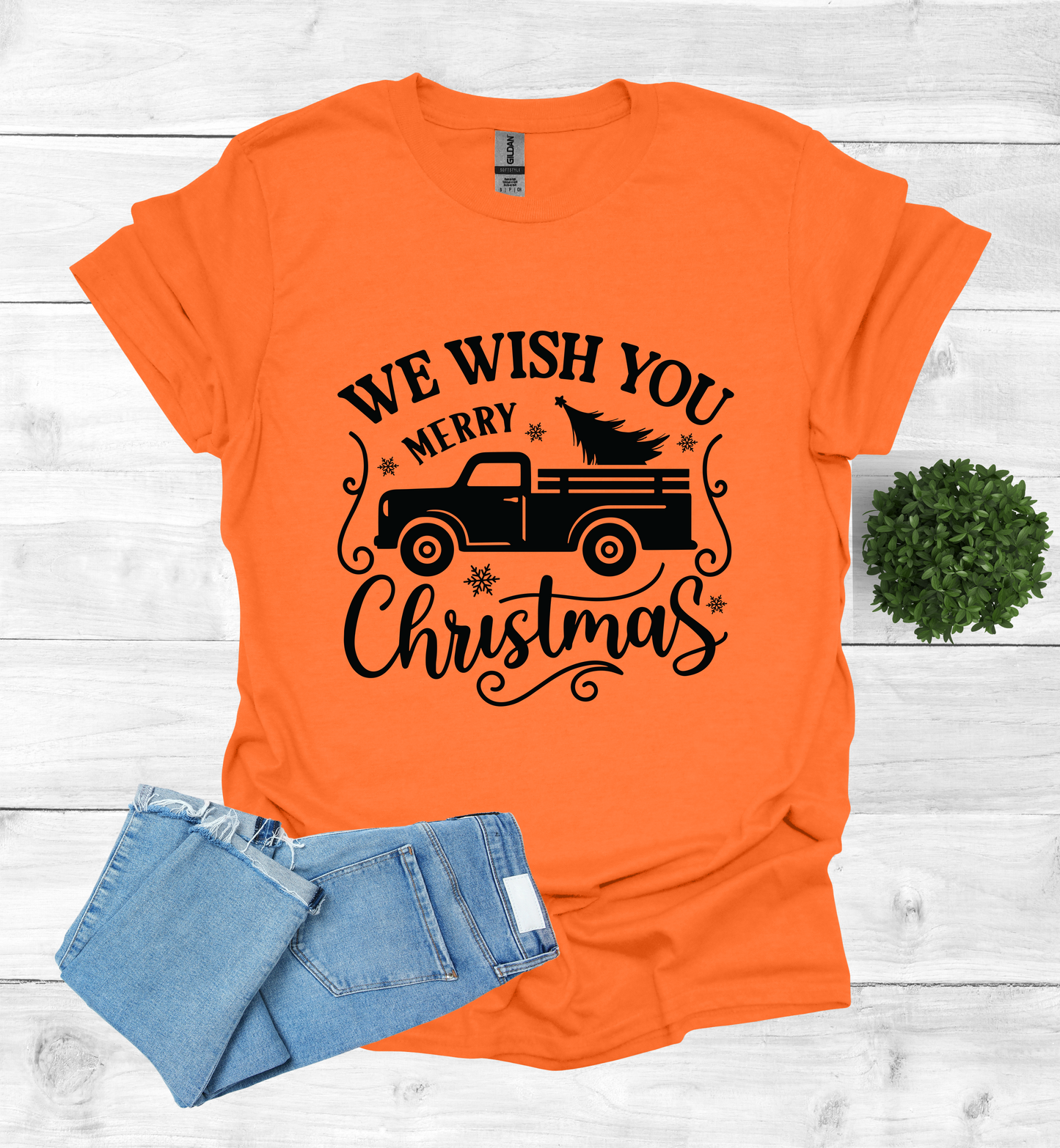 Vintage Truck with a Christmas Tree