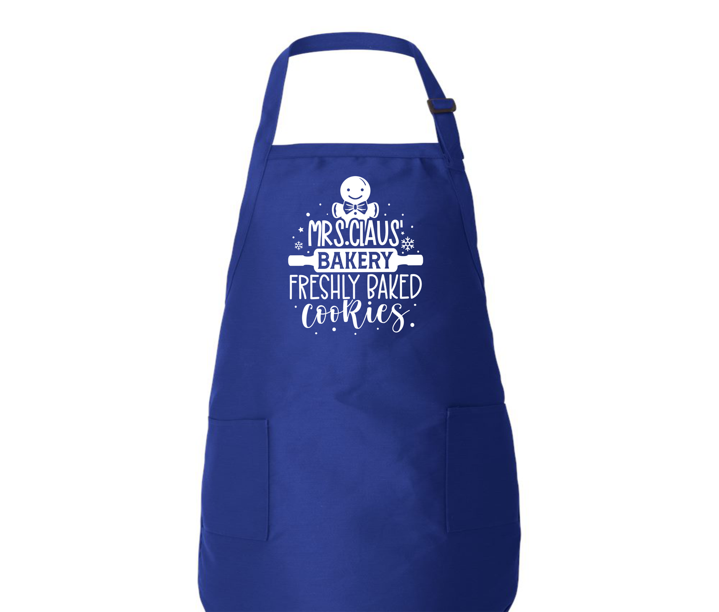Mrs. Claus Bakery Freshly baked Cookies apron