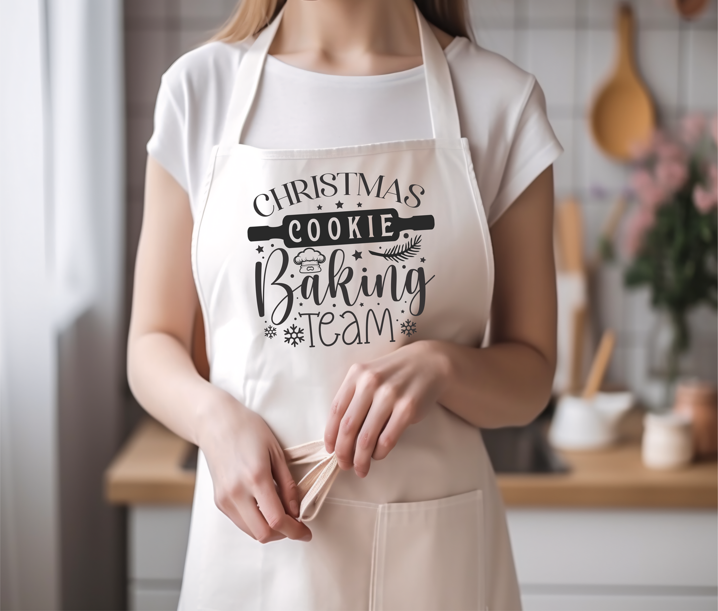 Christmas Cookie Baking Team Apron