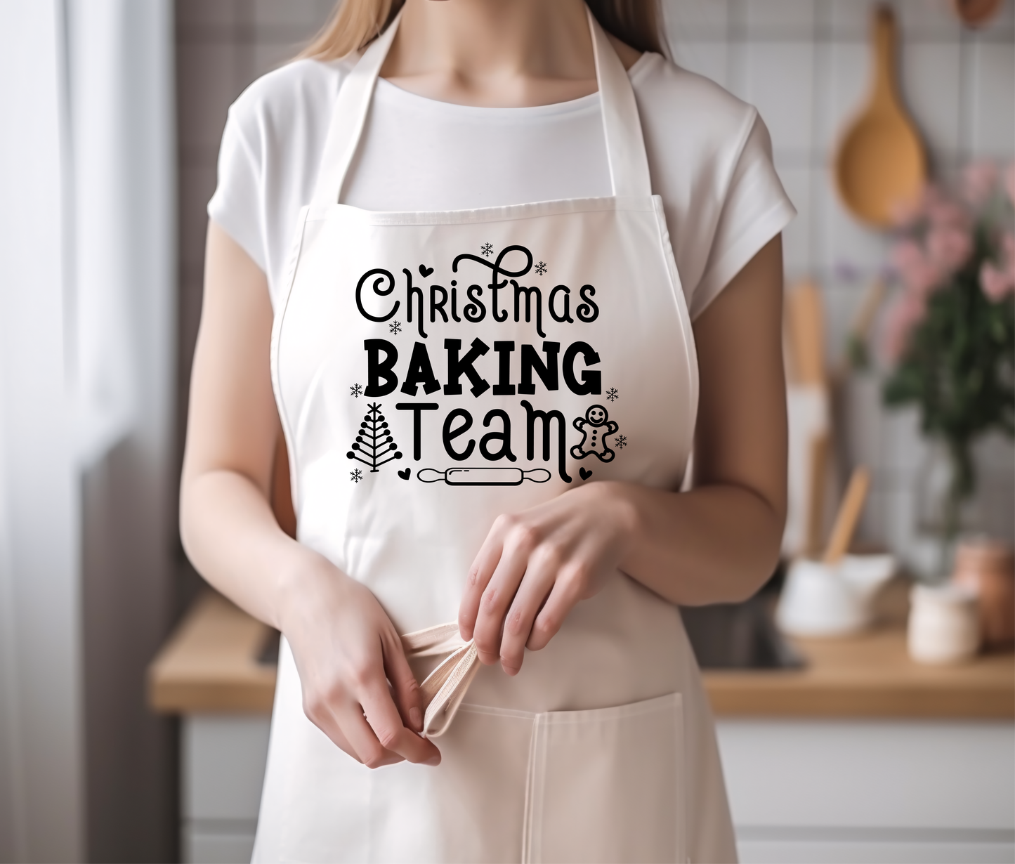 Christmas Baking Team Apron