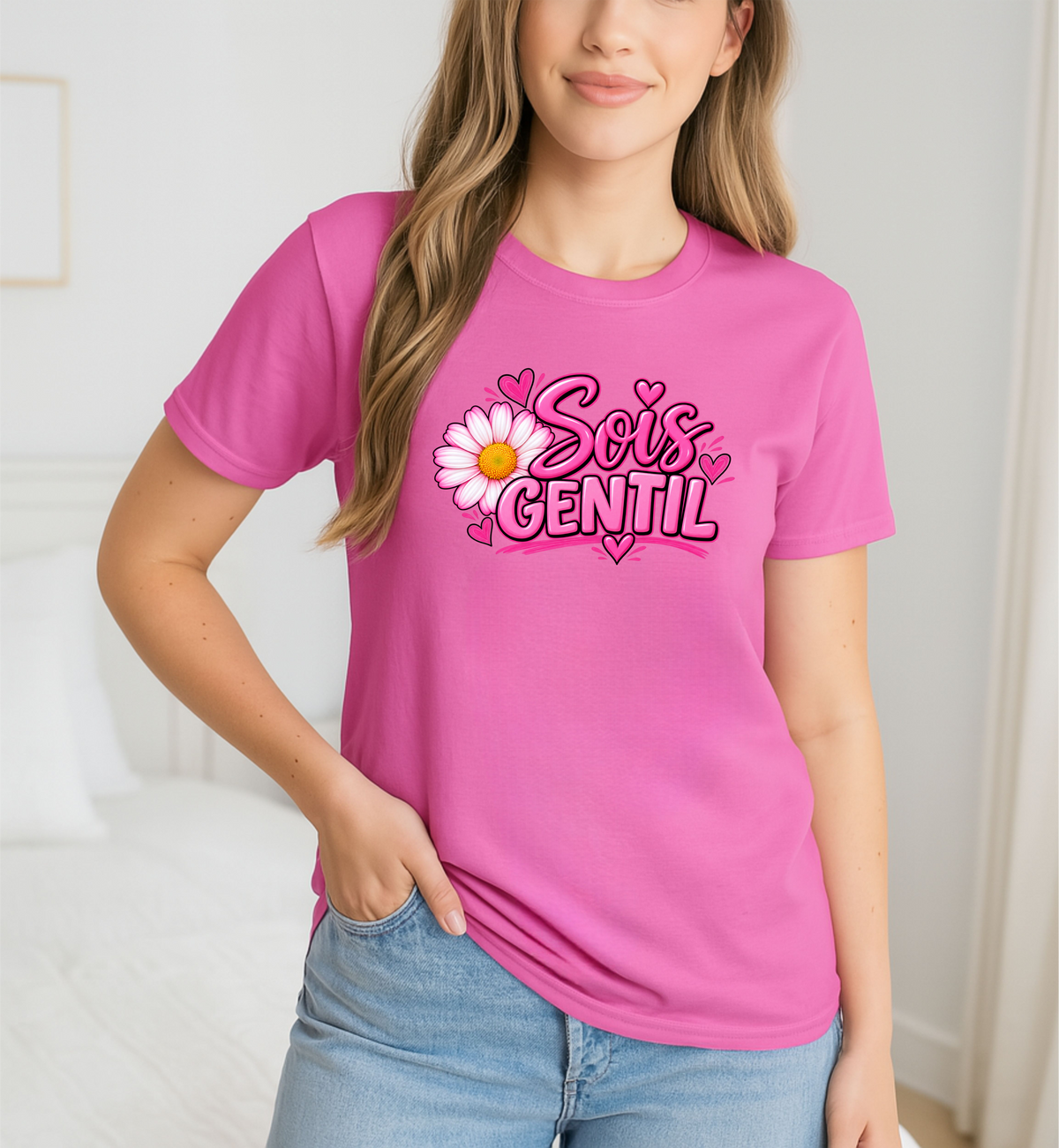 Sois Gentil, Be kind T-Shirt raising awareness