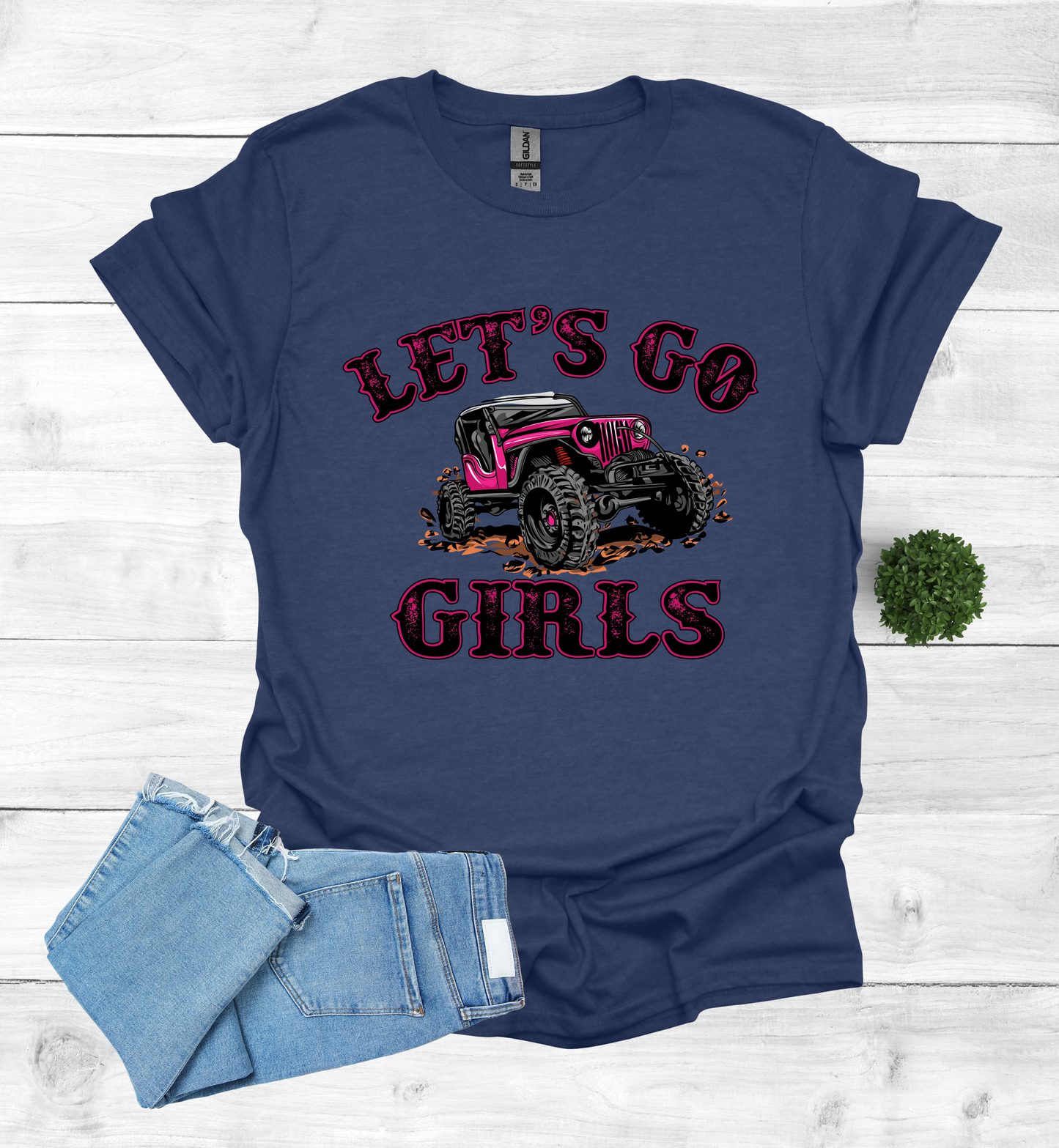 Let's Go Girls jeep mudding scene