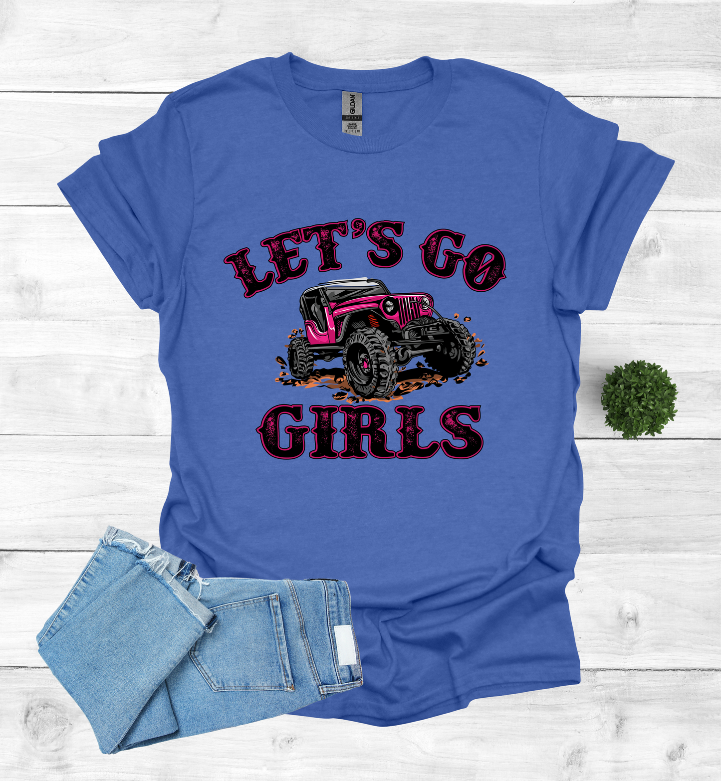 Let's Go Girls jeep mudding scene