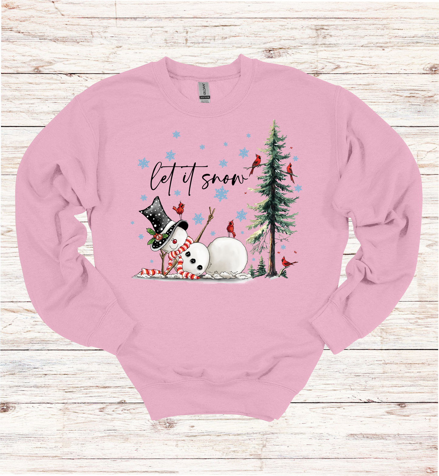 Christmas Let It Snow Crew Neck Sweater