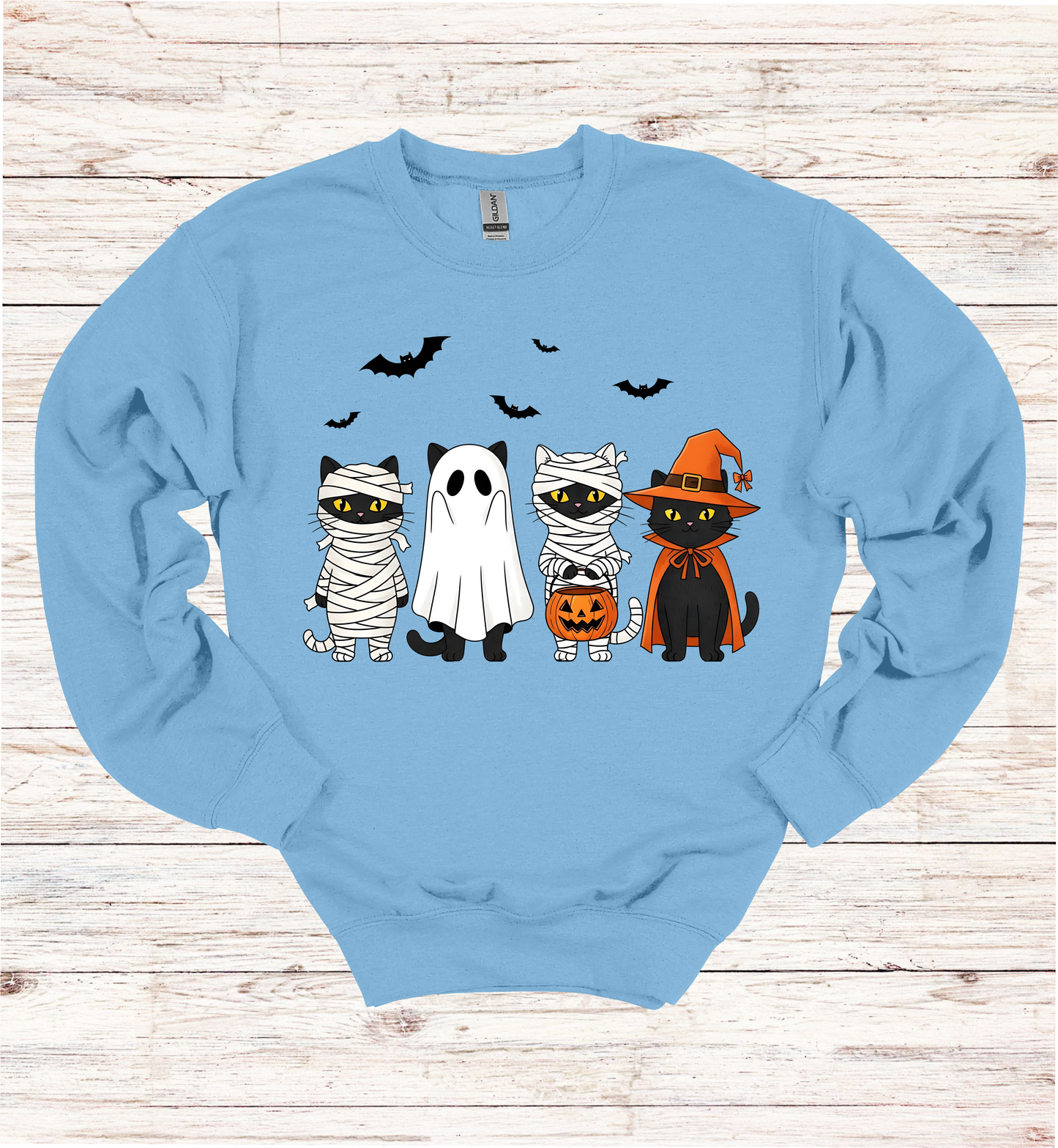 Halloween Cats with costumes Sweatshirt
