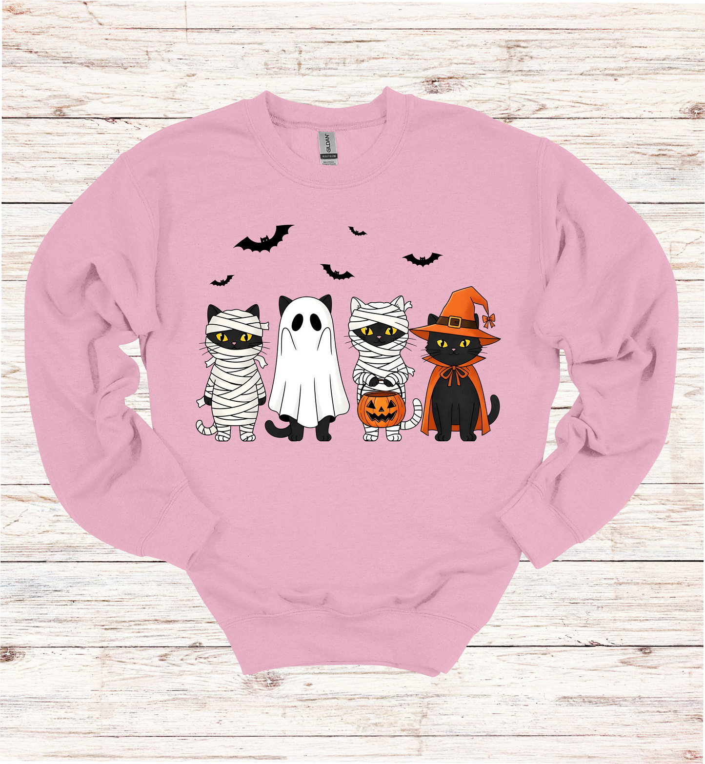 Halloween Cats with costumes Sweatshirt