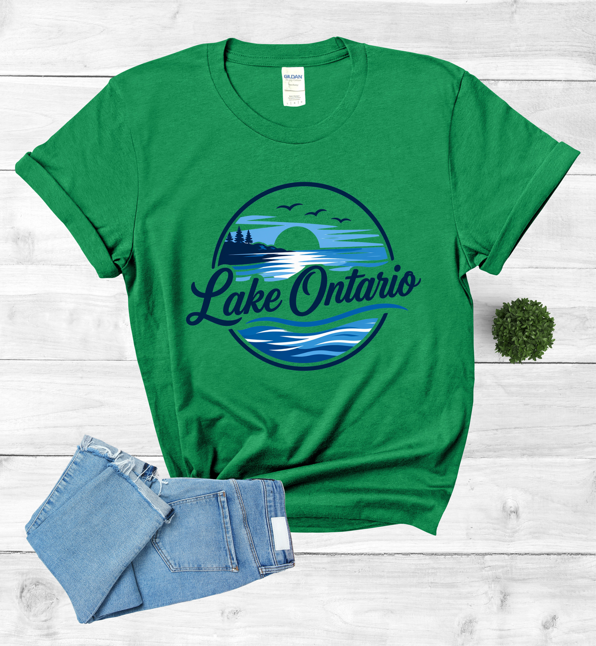 Lake Ontario Tee lake scene