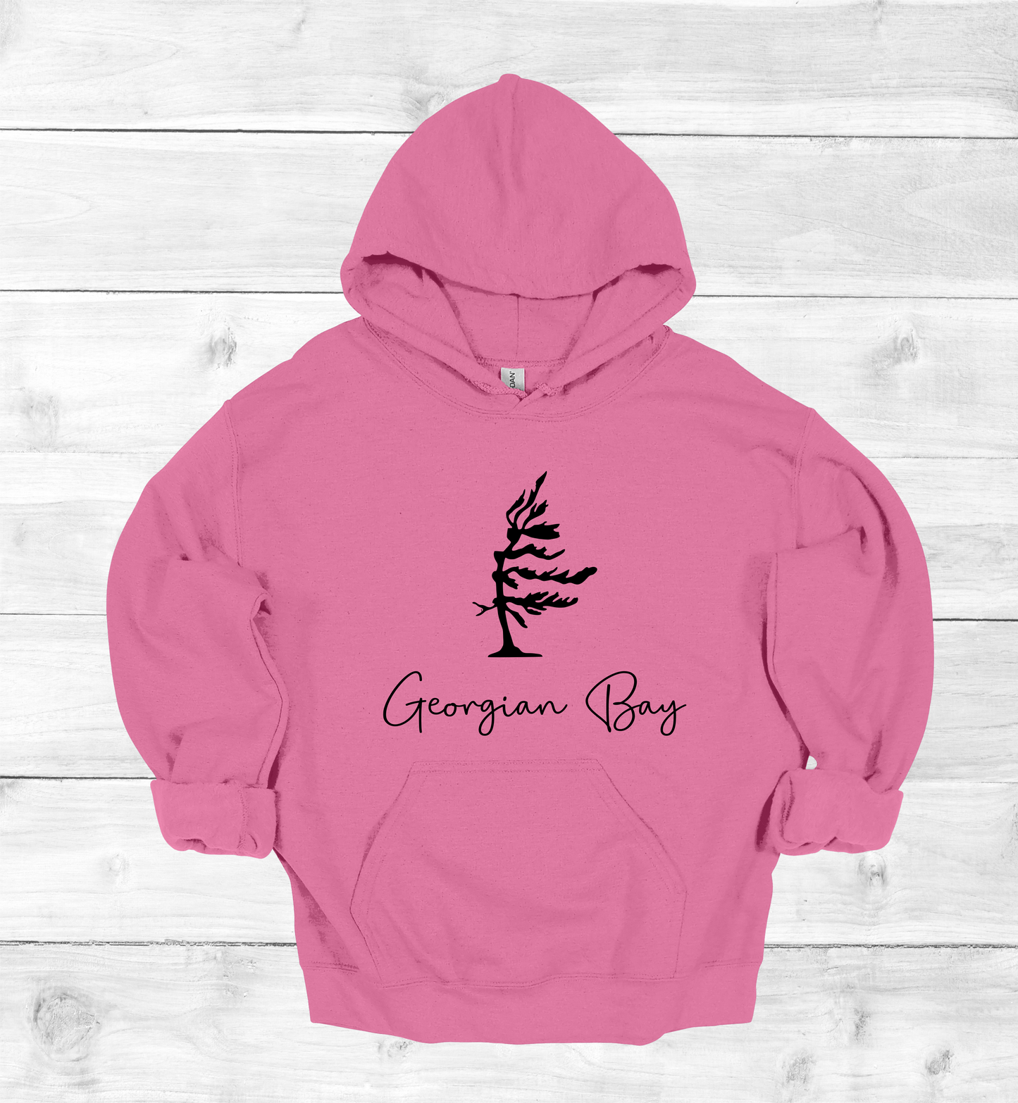 Georgian Bay Wind swept pine tree hoodie