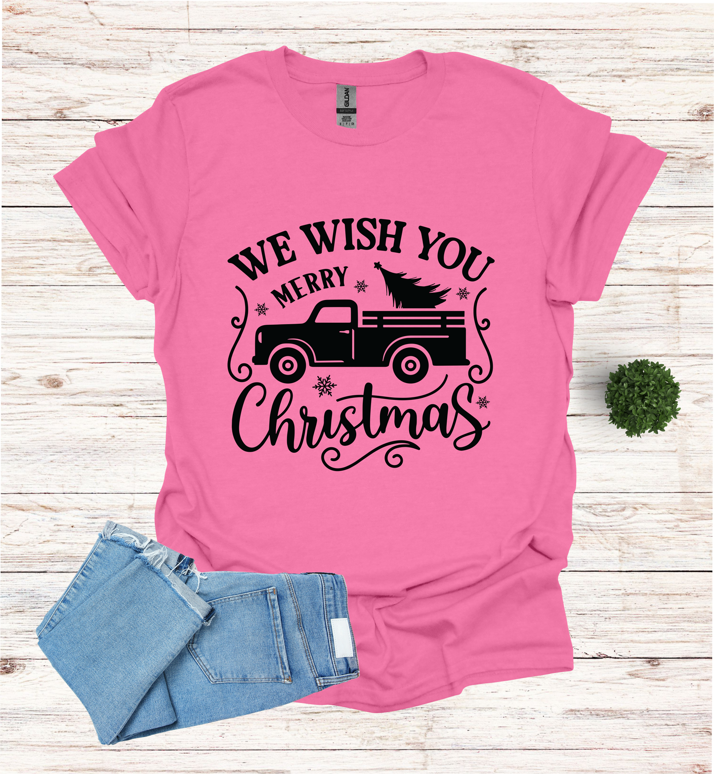 Vintage Truck with a Christmas Tree