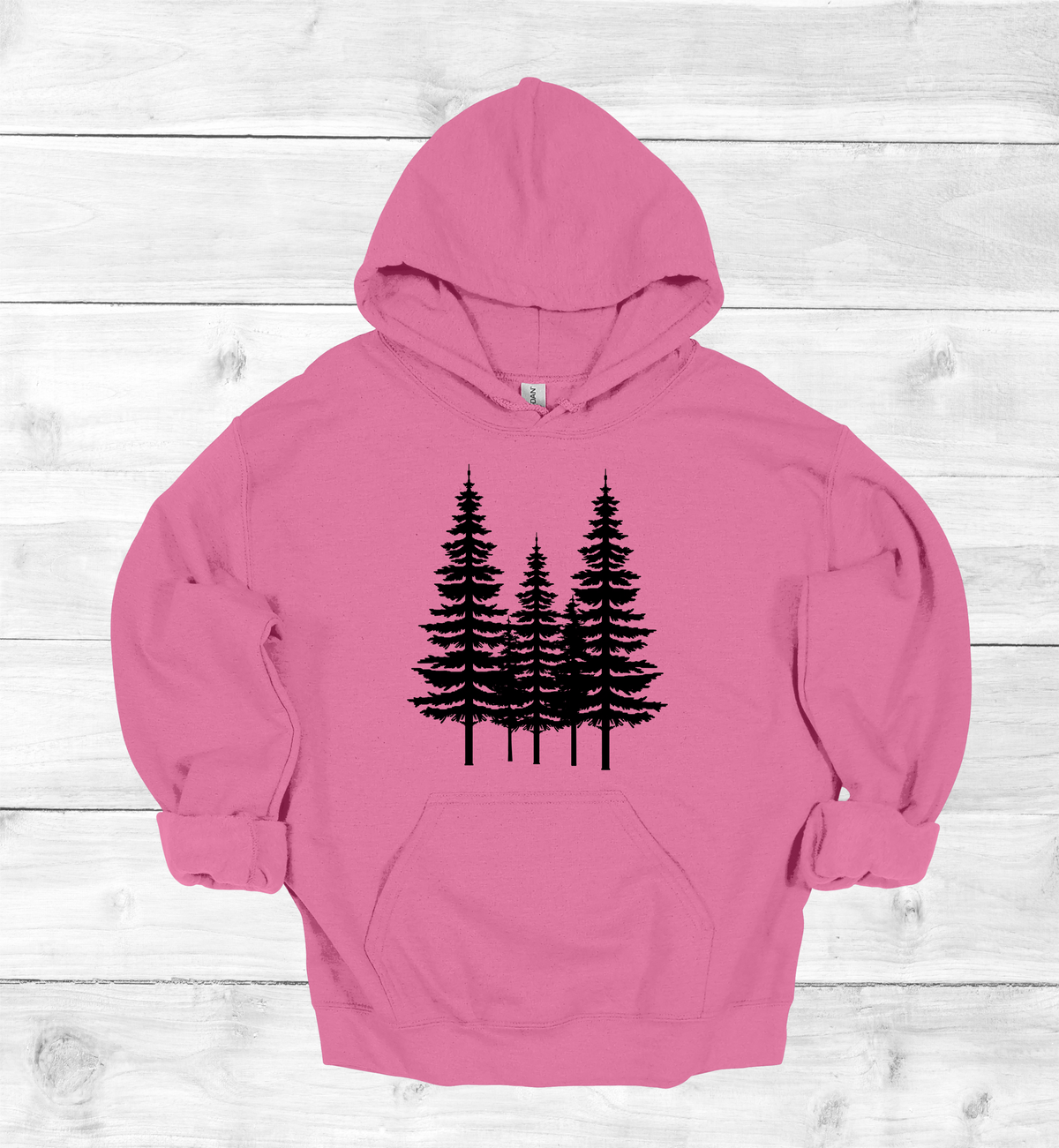 Forest Pine trees and single tree on the arms Sweatshirt