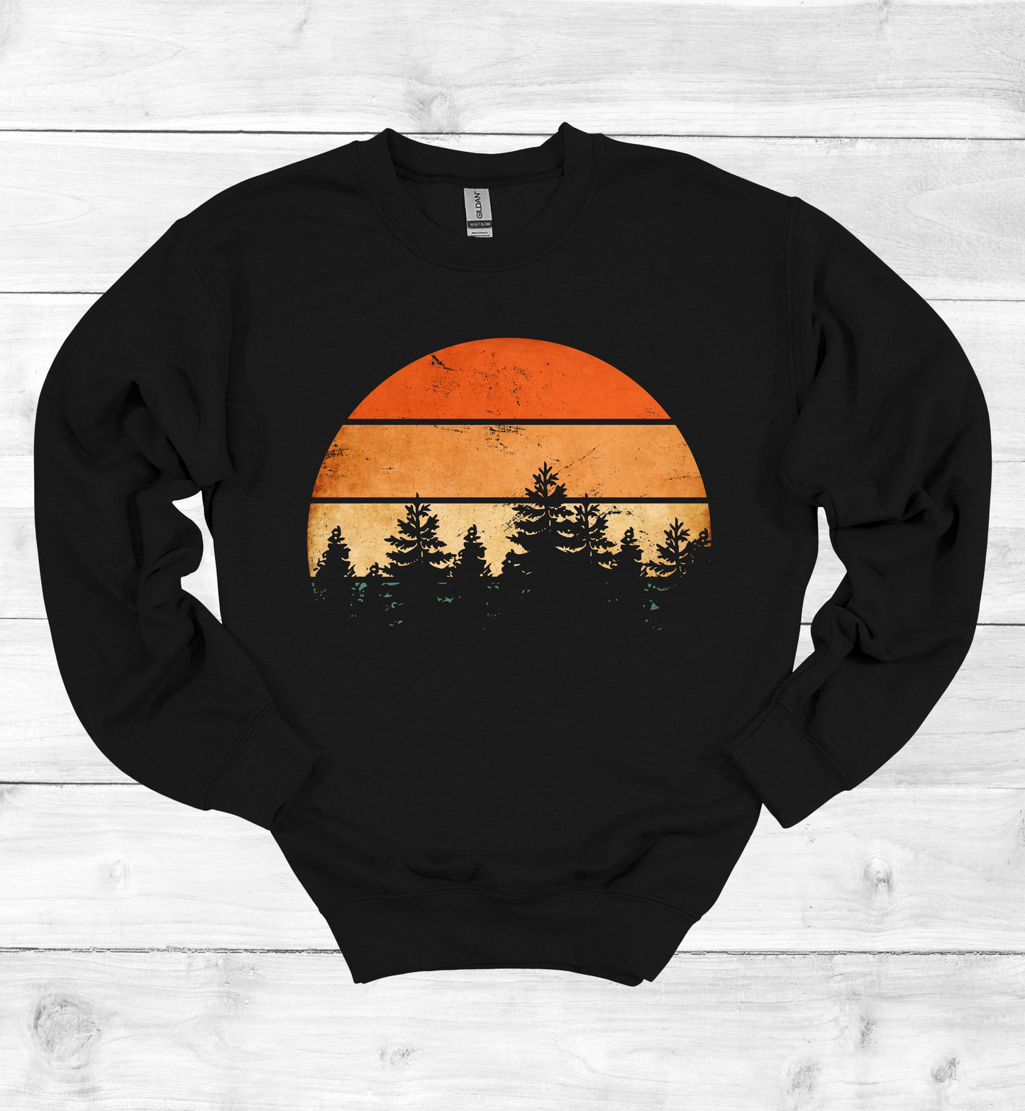 Vintage retro sunset sweatshirt