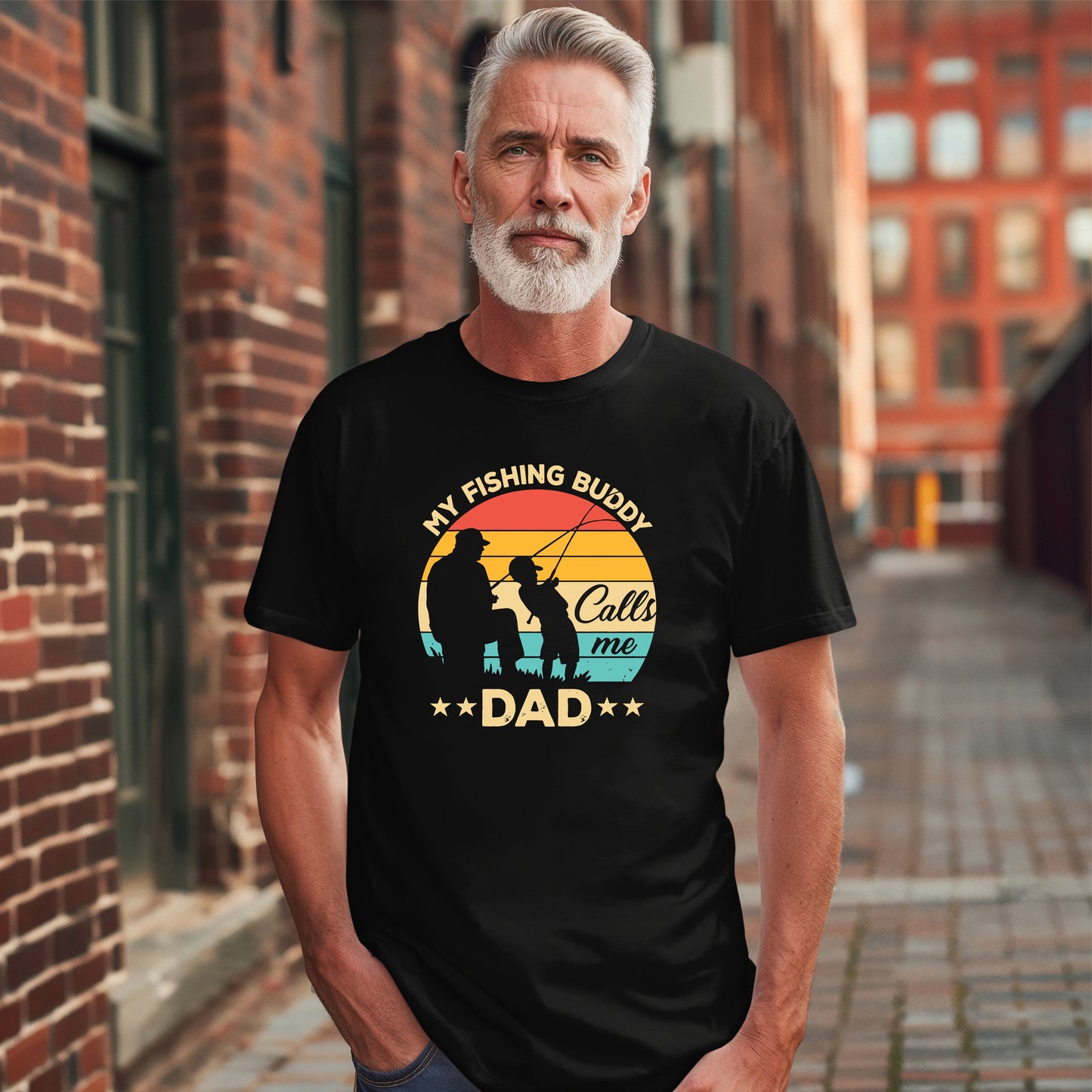 My Fishing Buddy calls me Dad T-Shirt