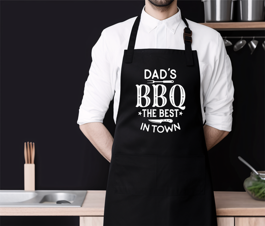 Dad's Barbecue Best in town Apron
