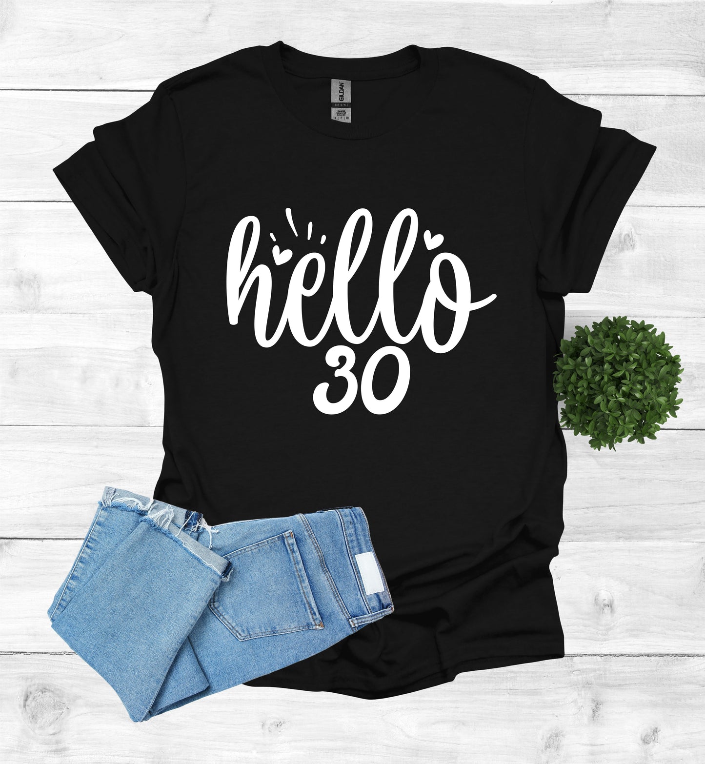 Hello 30 Birthday Shirt