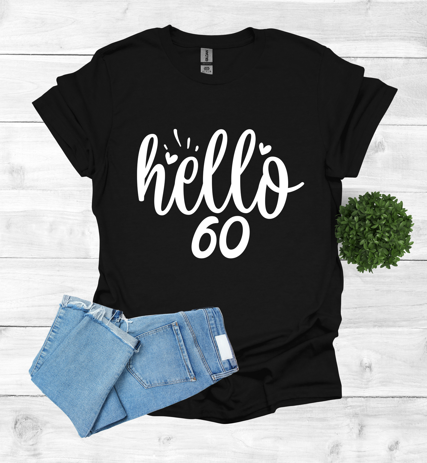Hello 60 Birthday Shirt