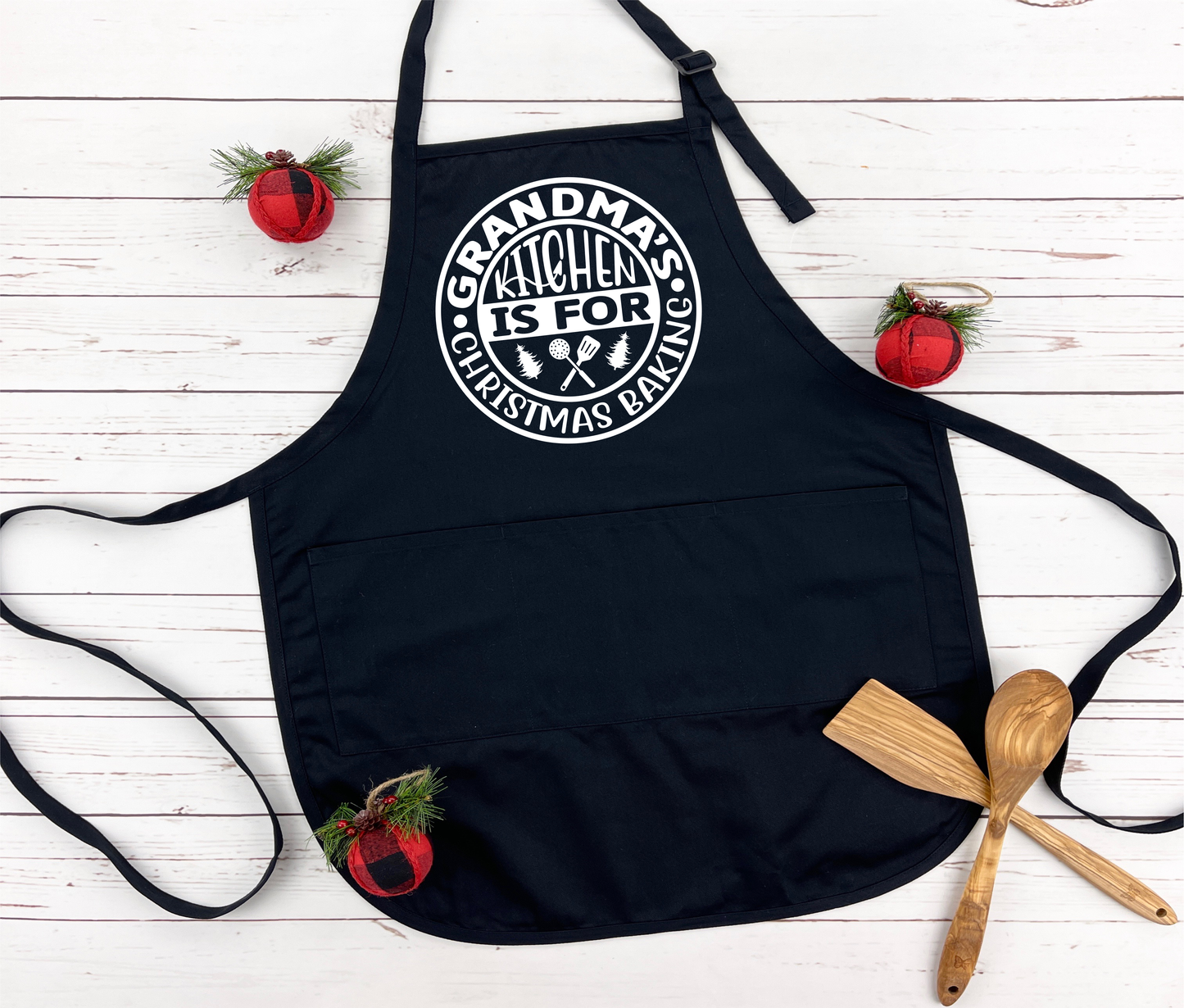 Grandmas kitchen is for Christmas baking, Apron