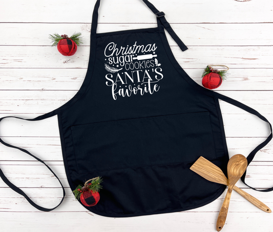 Christmas Sugar Cookies Santa's favorite Apron