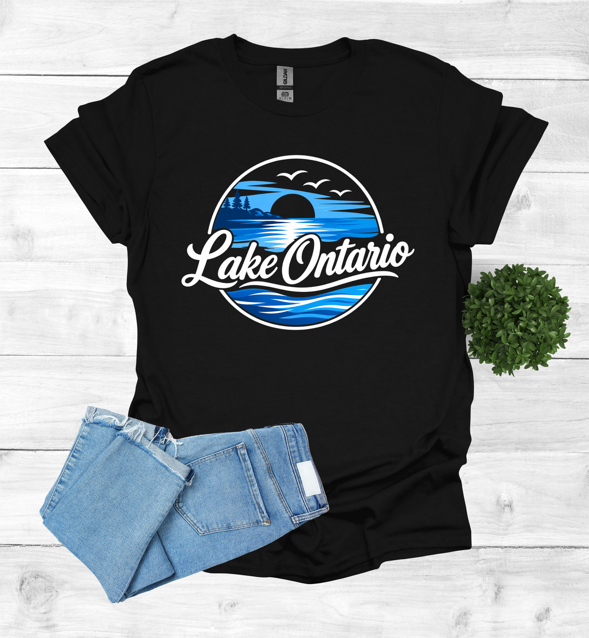 Lake Ontario Tee lake scene