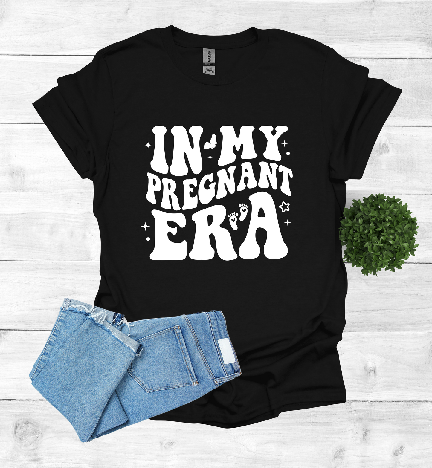 In my pregnant ERA t-shirt