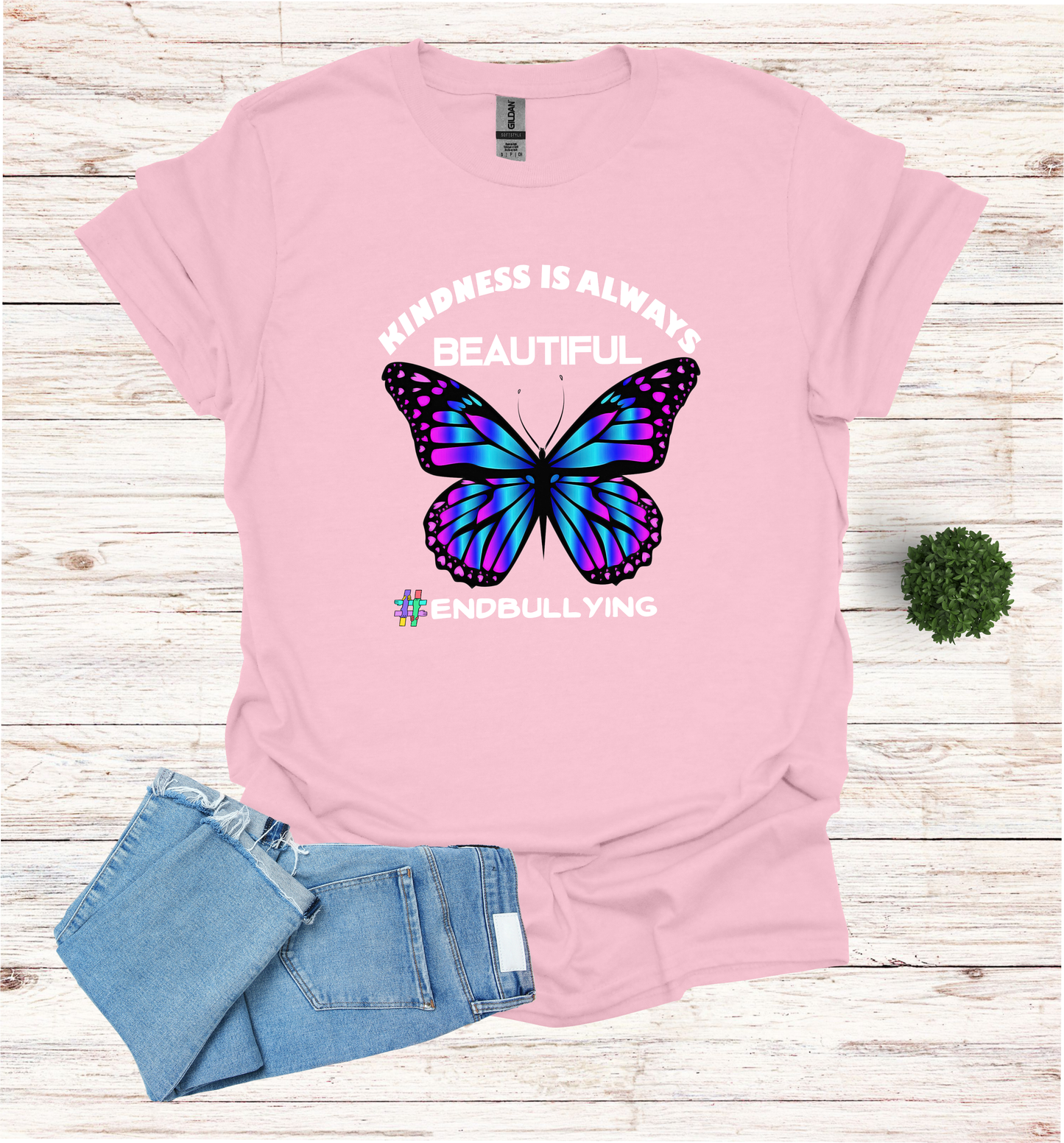Be Kind Kindness is always beautiful end bullying T-Shirt