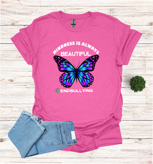 Be Kind Kindness is always beautiful end bullying T-Shirt