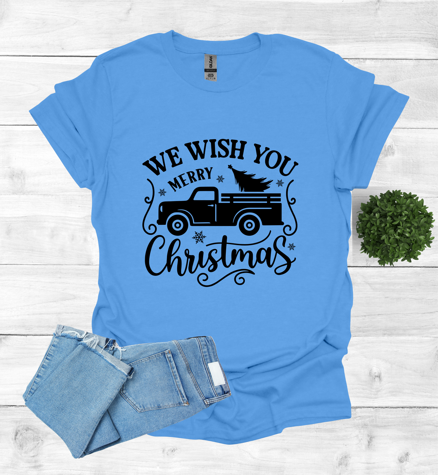 Vintage Truck with a Christmas Tree