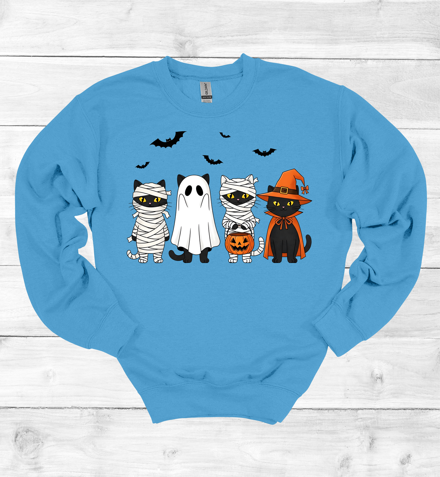 Halloween Cats with costumes Sweatshirt