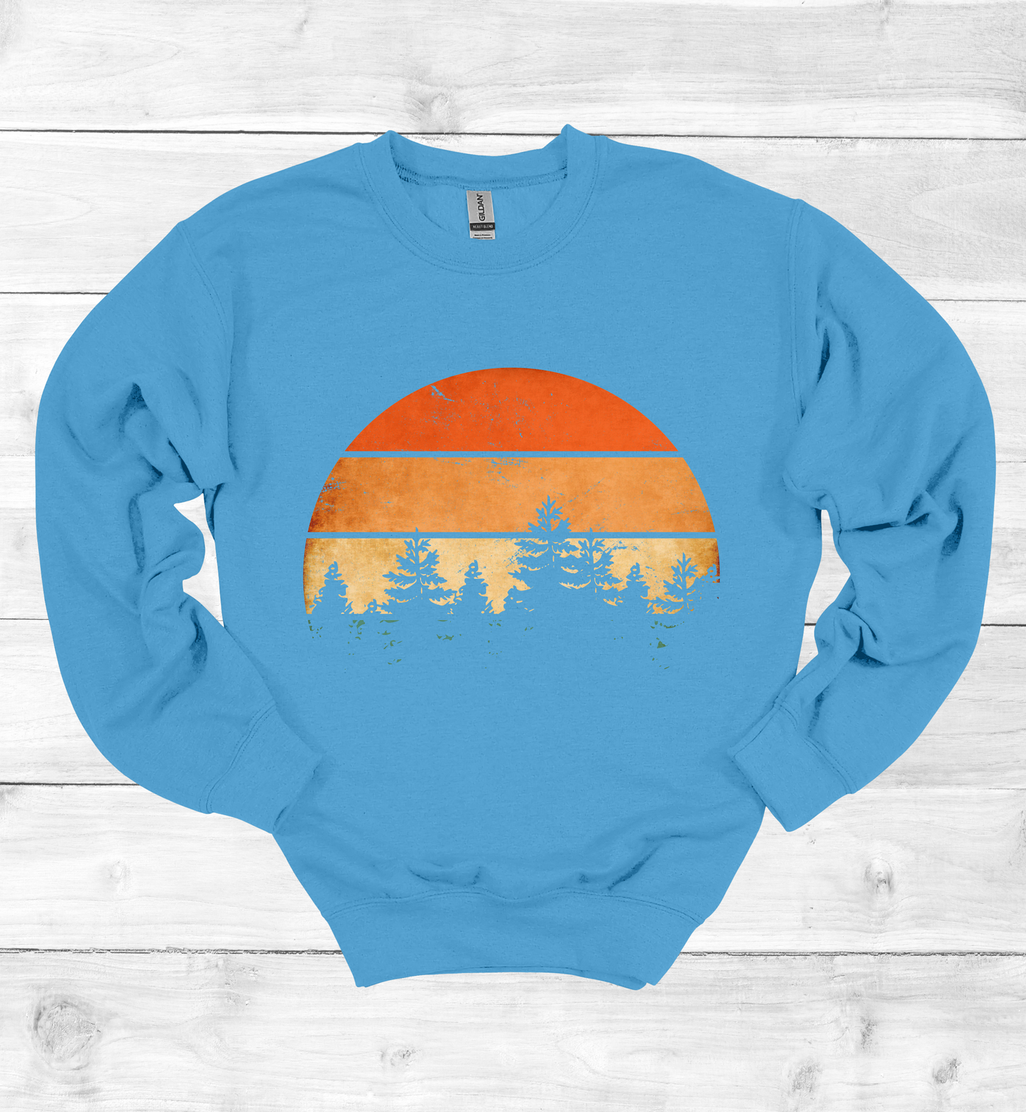 Vintage retro sunset sweatshirt