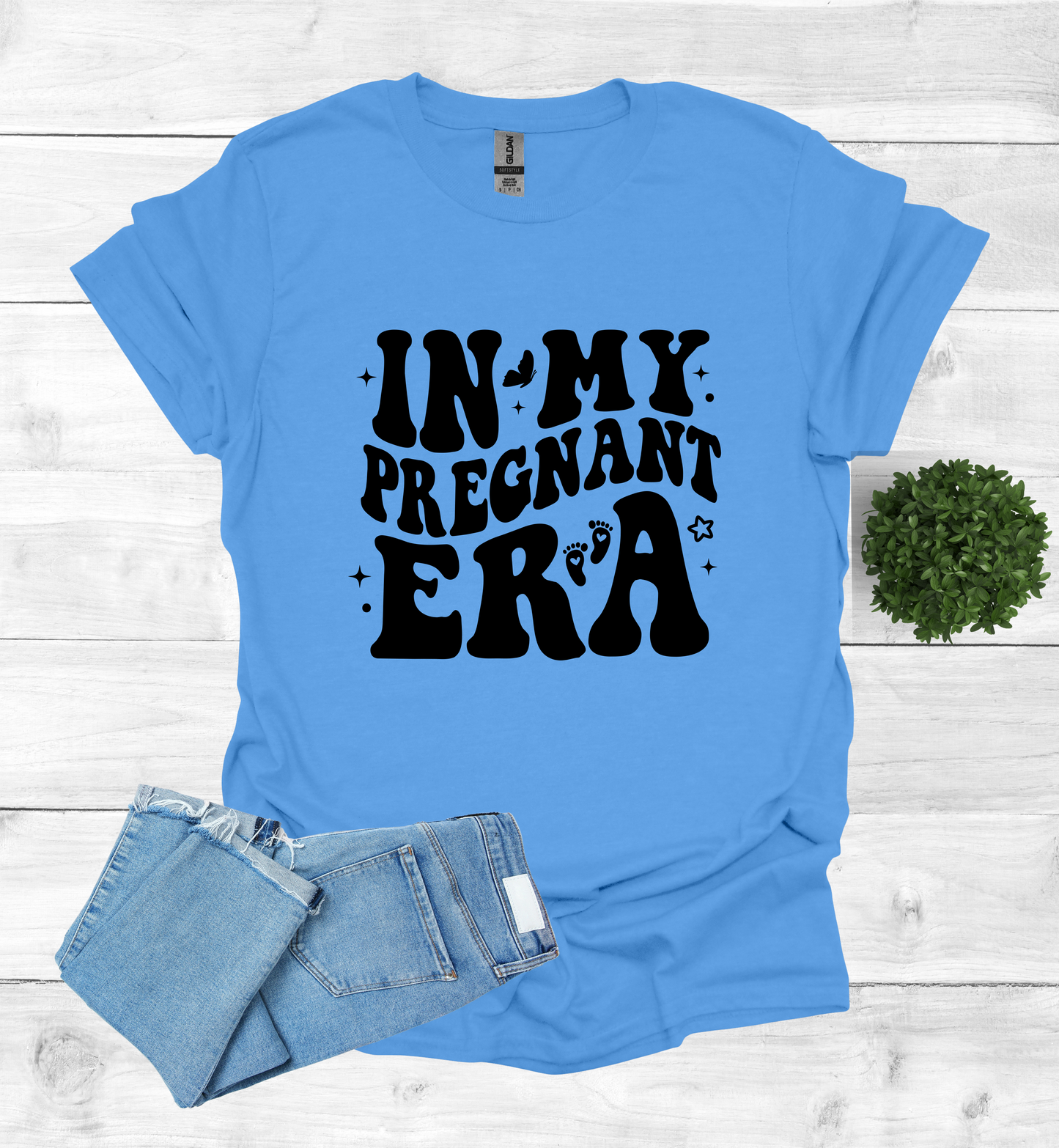 In my pregnant ERA t-shirt