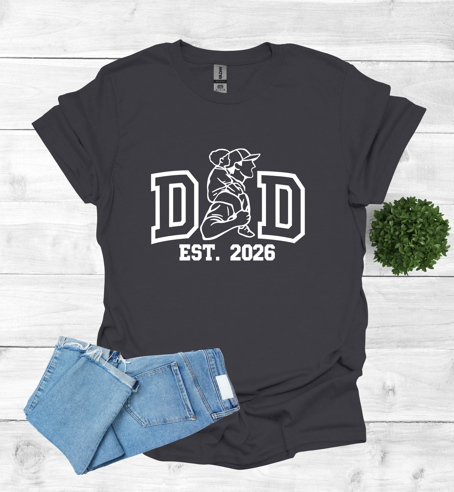Dad EST 2026 shirt