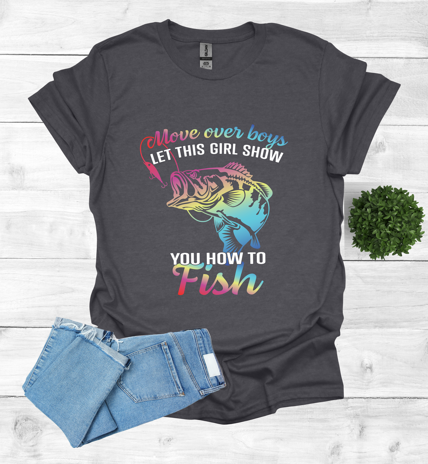 Move over boys LET THIS GIRL SHOW you how to fish