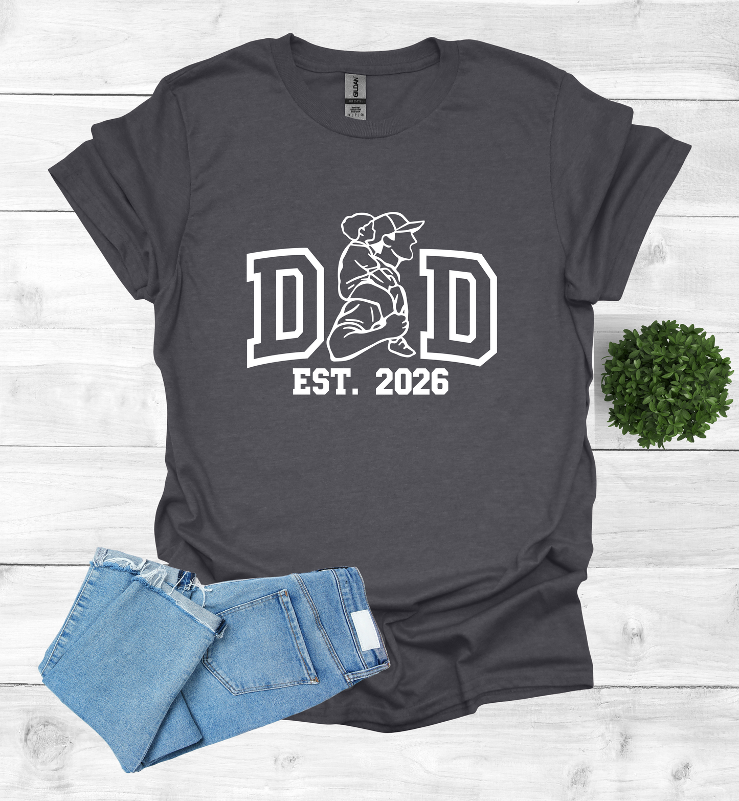 Dad EST 2026 shirt