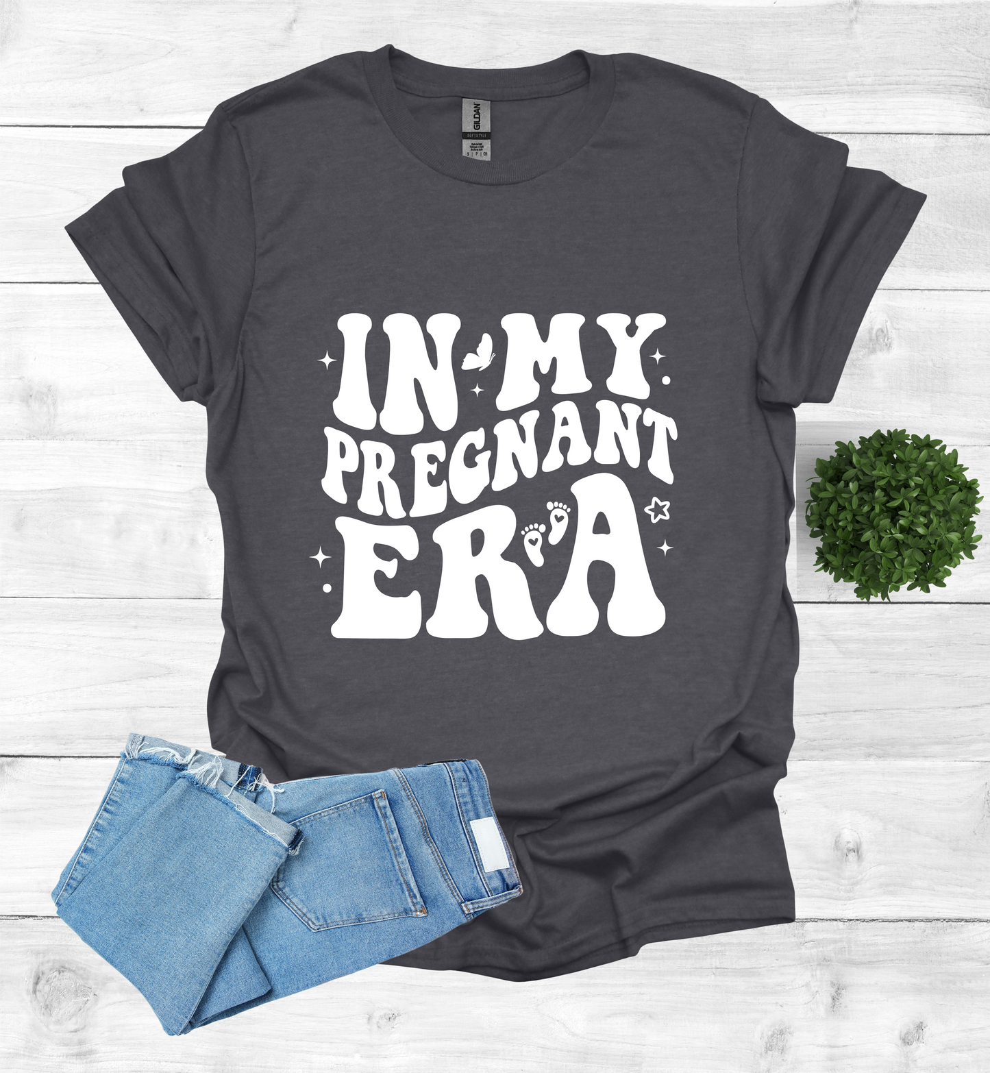 In my pregnant ERA t-shirt