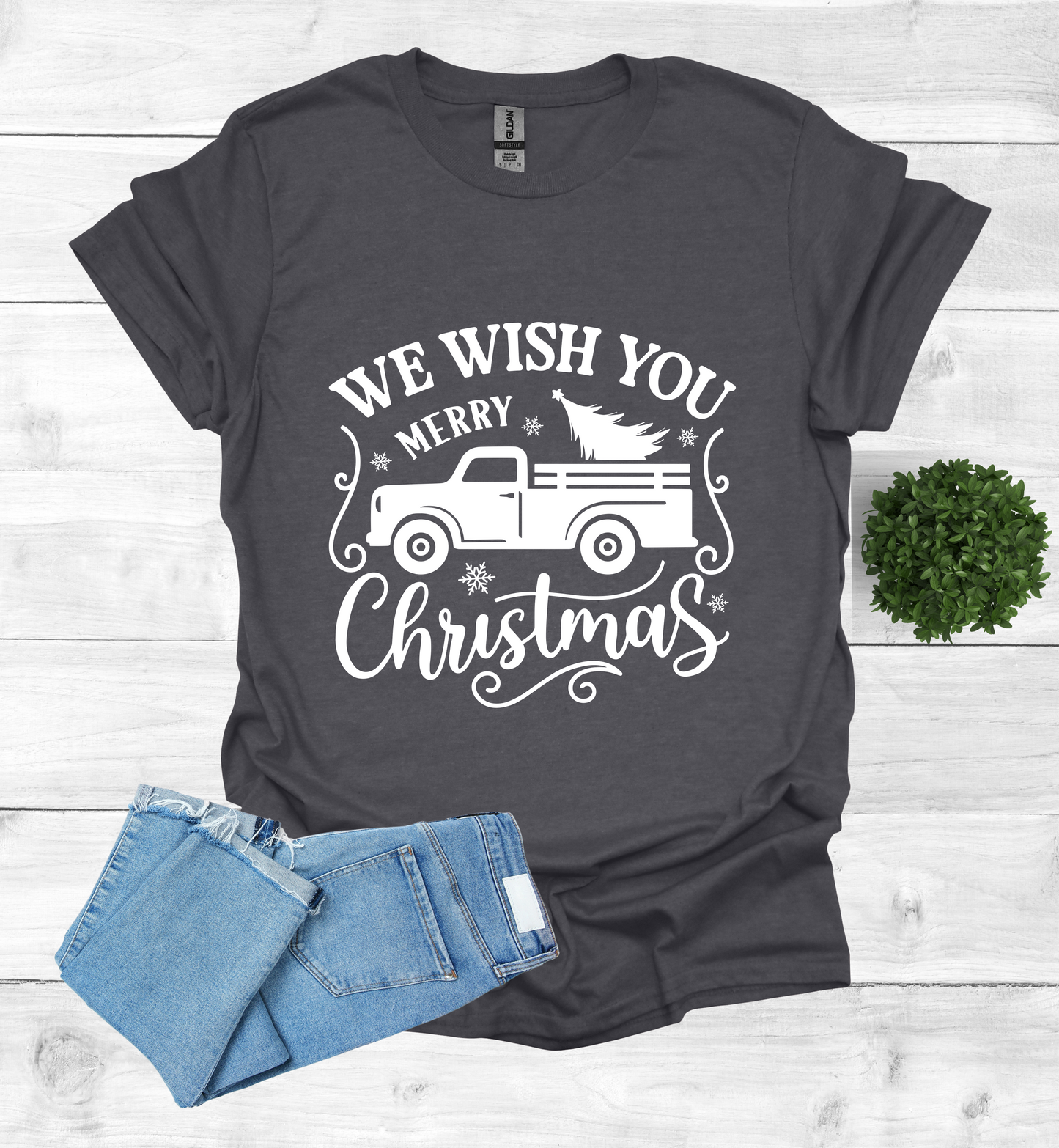 Vintage Truck with a Christmas Tree