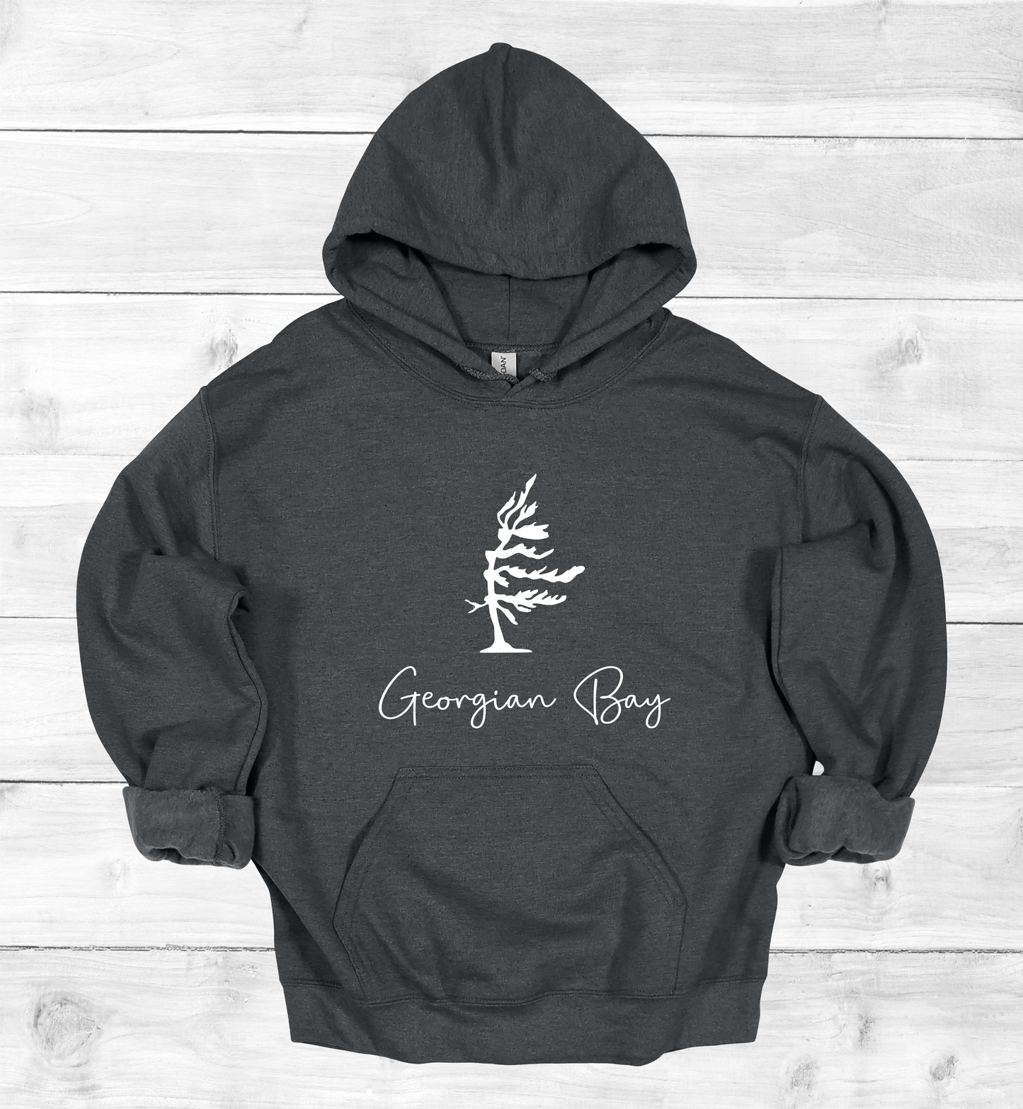 Georgian Bay Wind swept pine tree hoodie