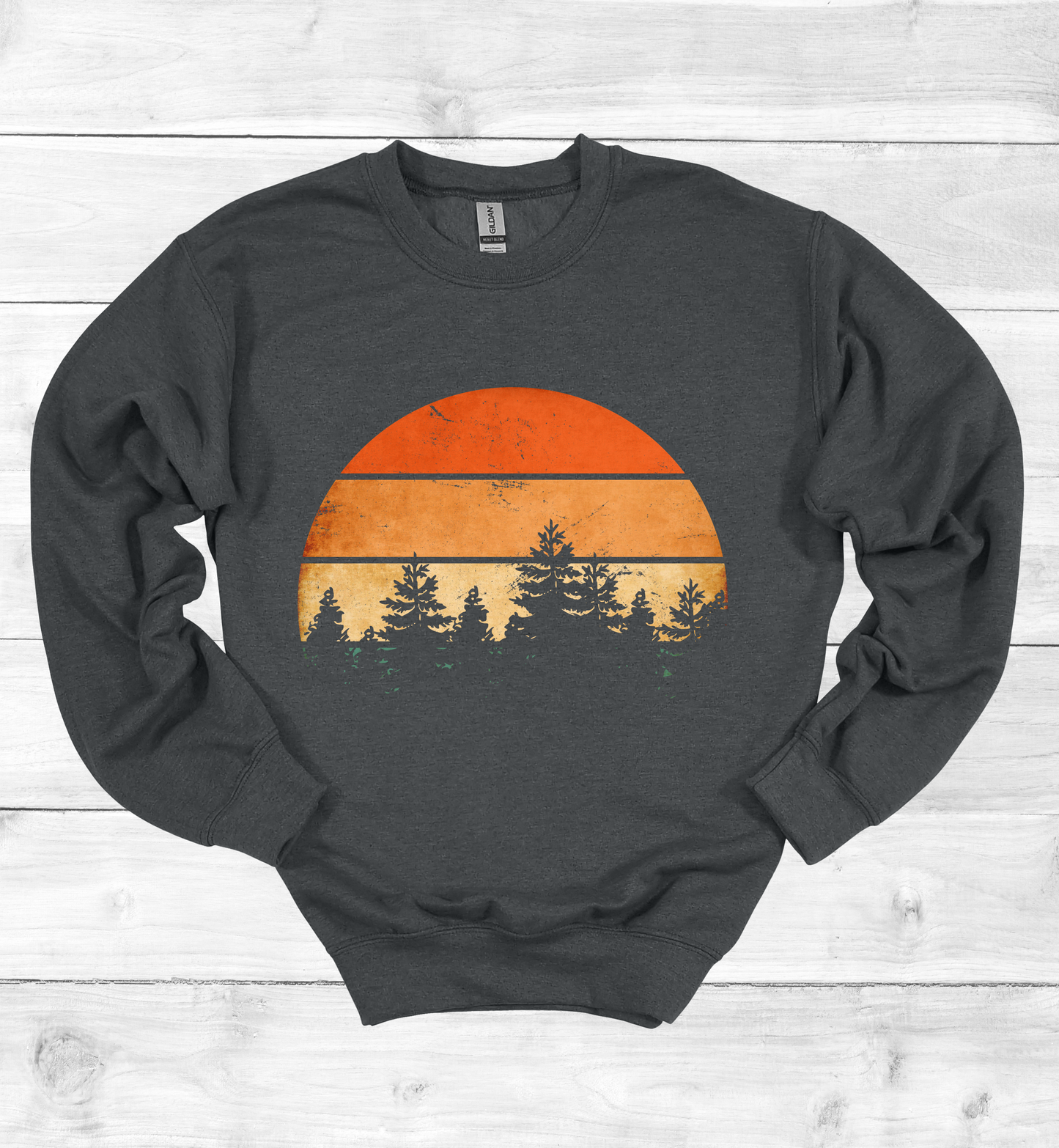 Vintage retro sunset sweatshirt