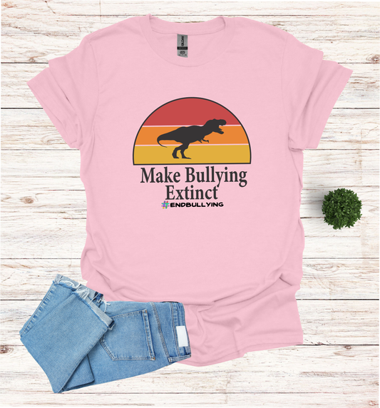 Make Bullying extinct with dinosaur design T-Shirt