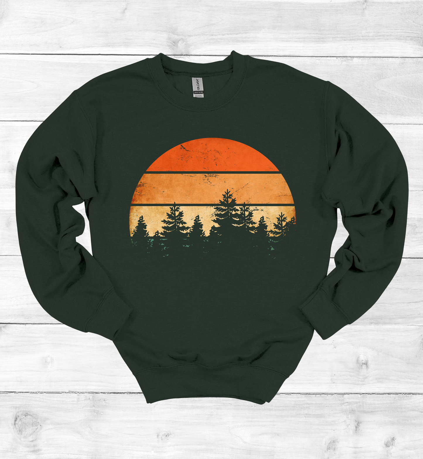 Vintage retro sunset sweatshirt