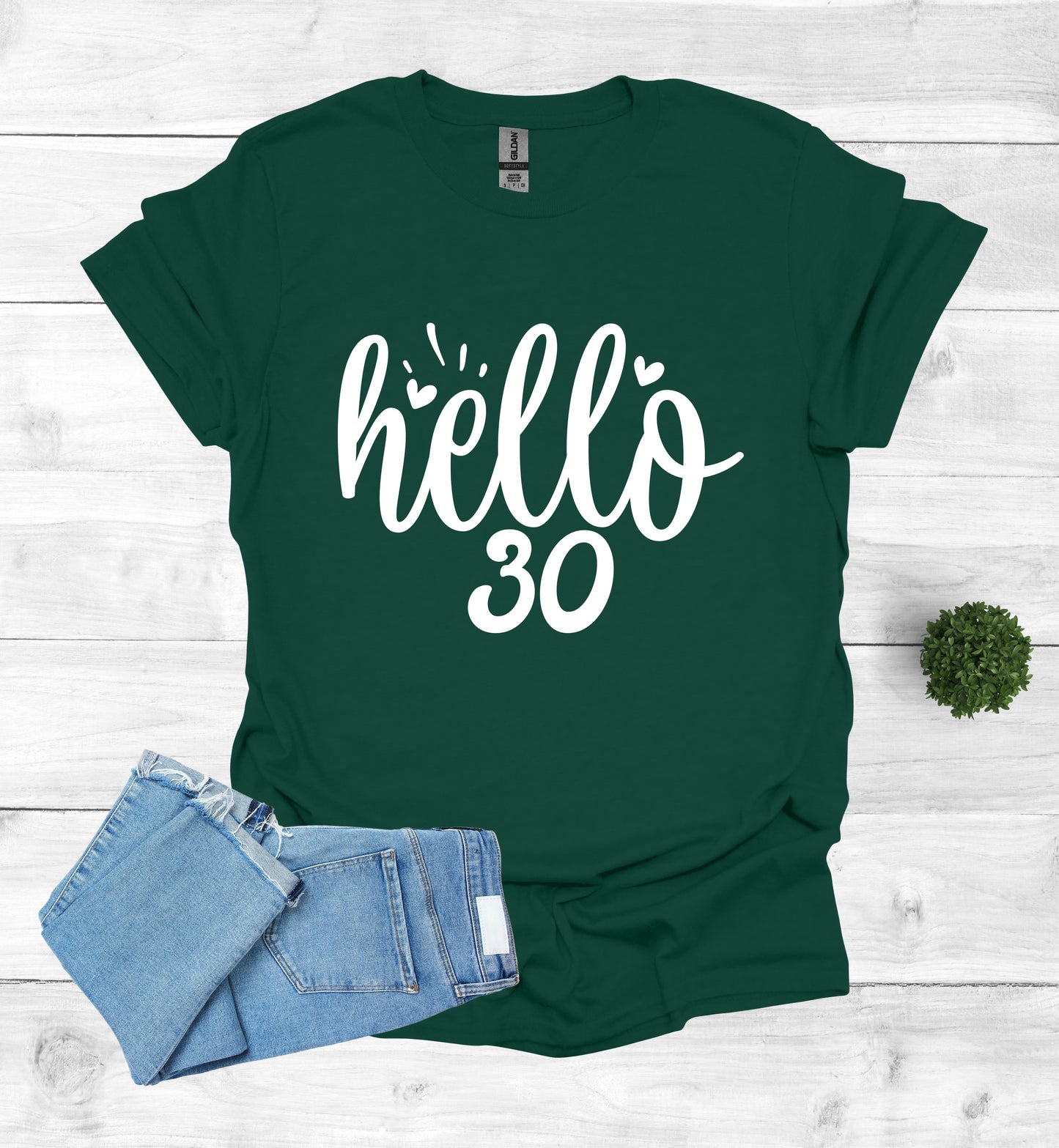 Hello 30 Birthday Shirt