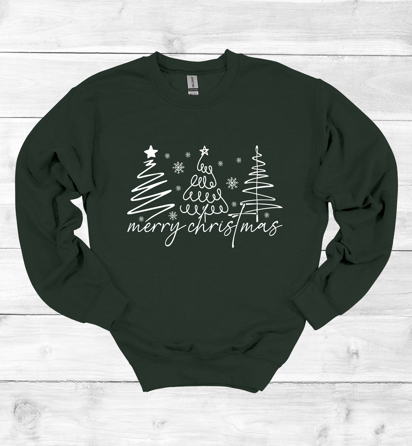 Christmas Trees Merry Christmas Sweatshirt