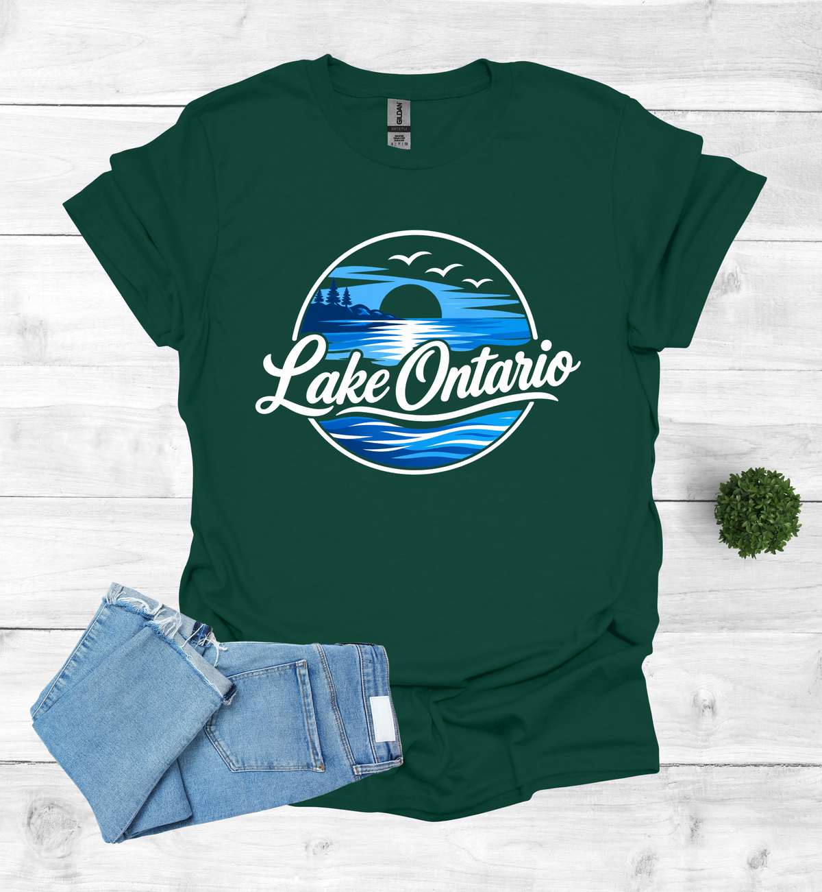 Lake Ontario Tee lake scene
