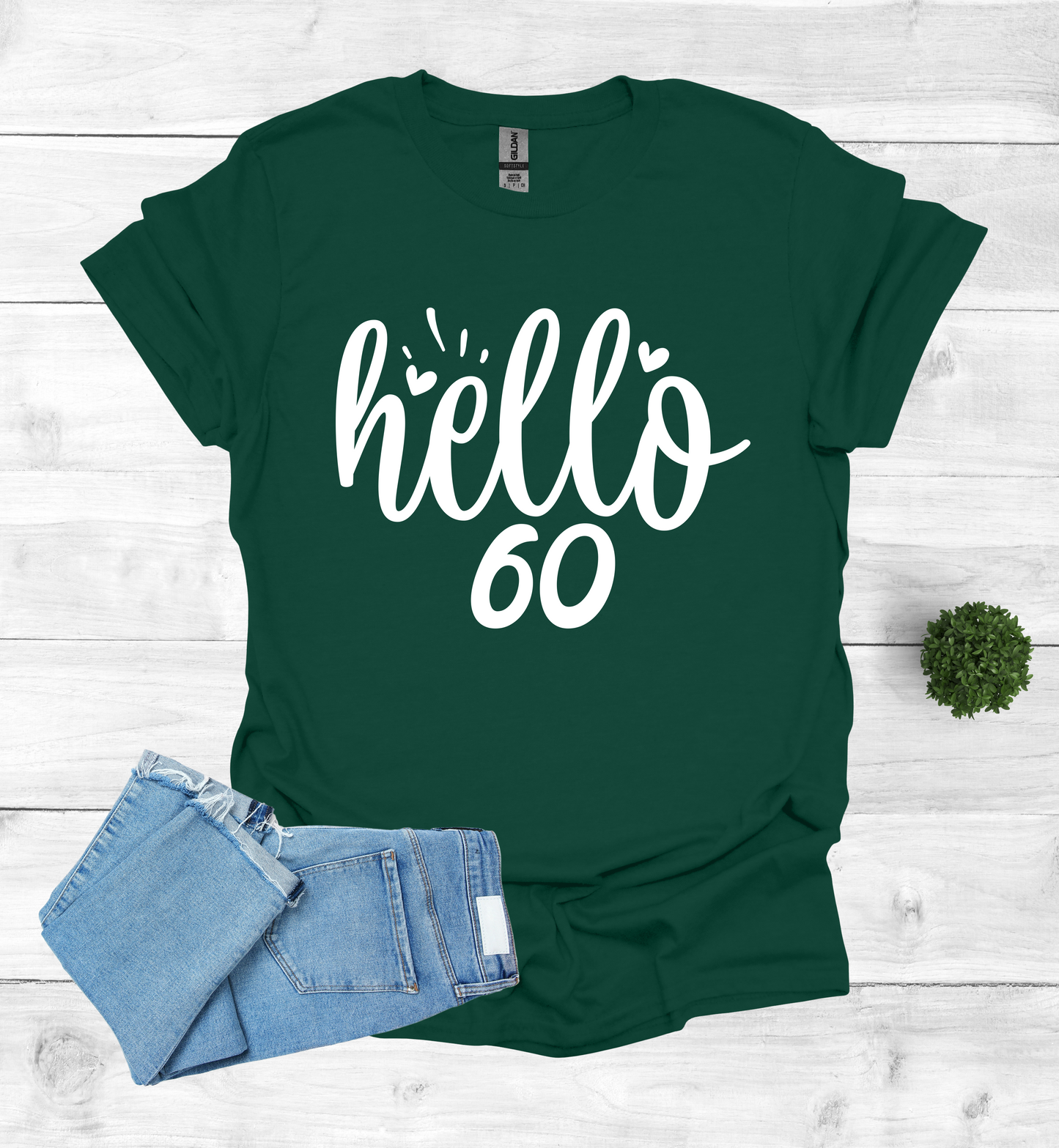 Hello 60 Birthday Shirt